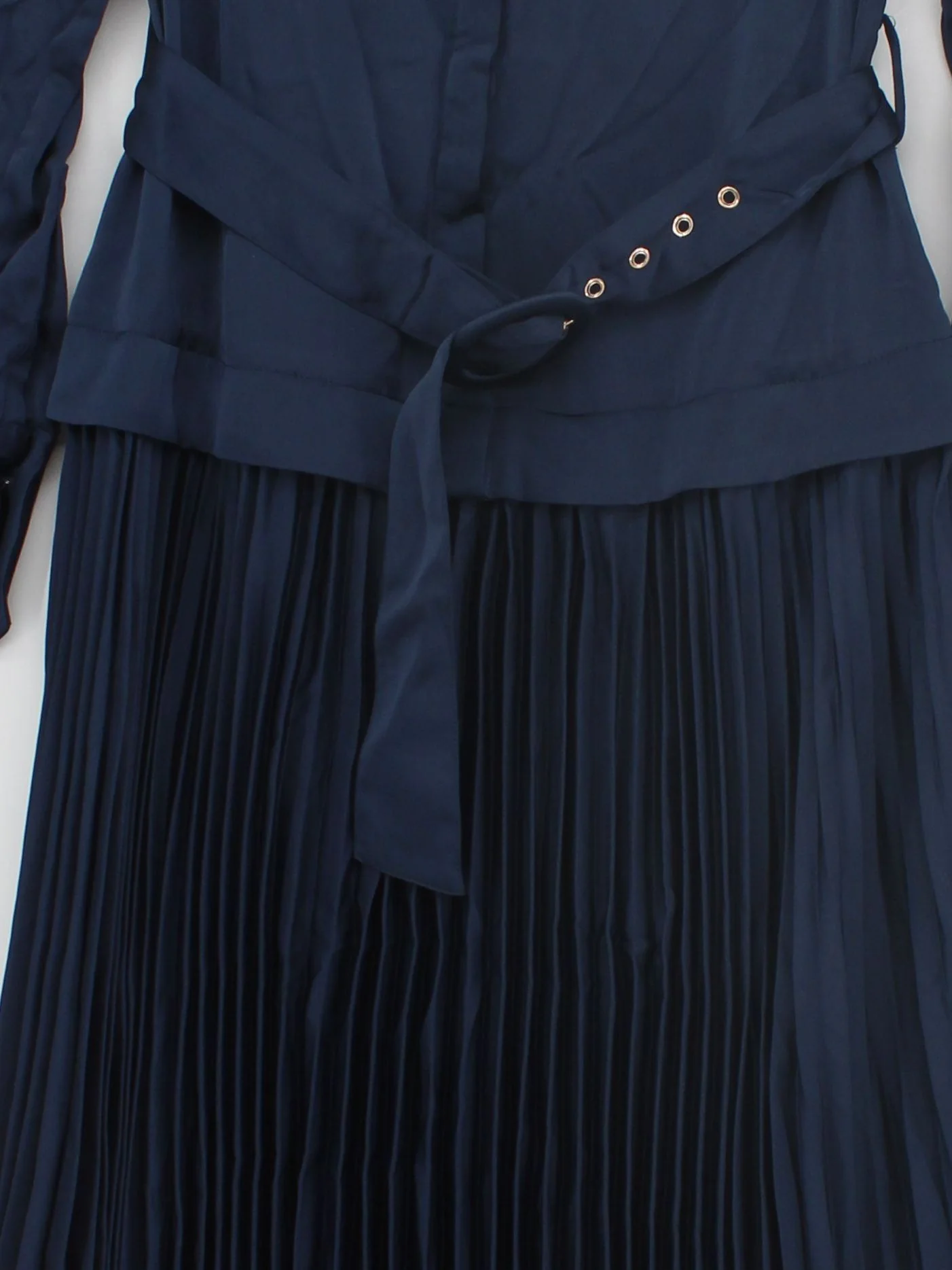 Karen Millen Shirt Midi Dress UK10 in Blue RRP £129 - Image 3
