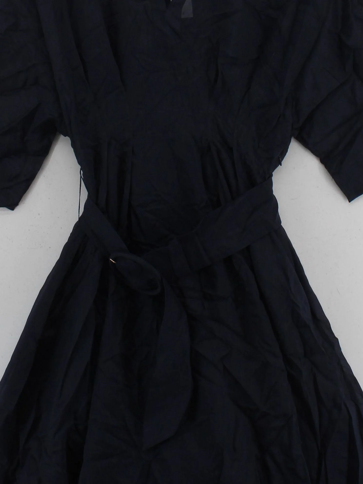 Karen Millen Shirt Midi Dress UK10 in Blue RRP £169 - Image 3