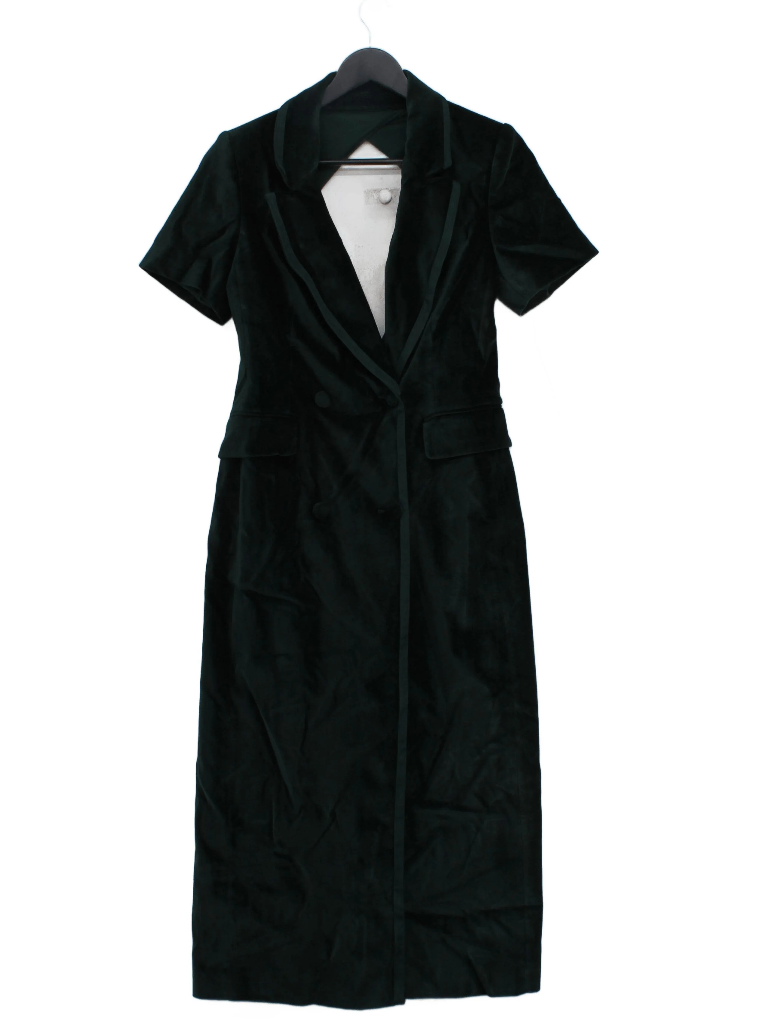 Karen Millen Shirt Midi Dress UK10 in Green RRP £299