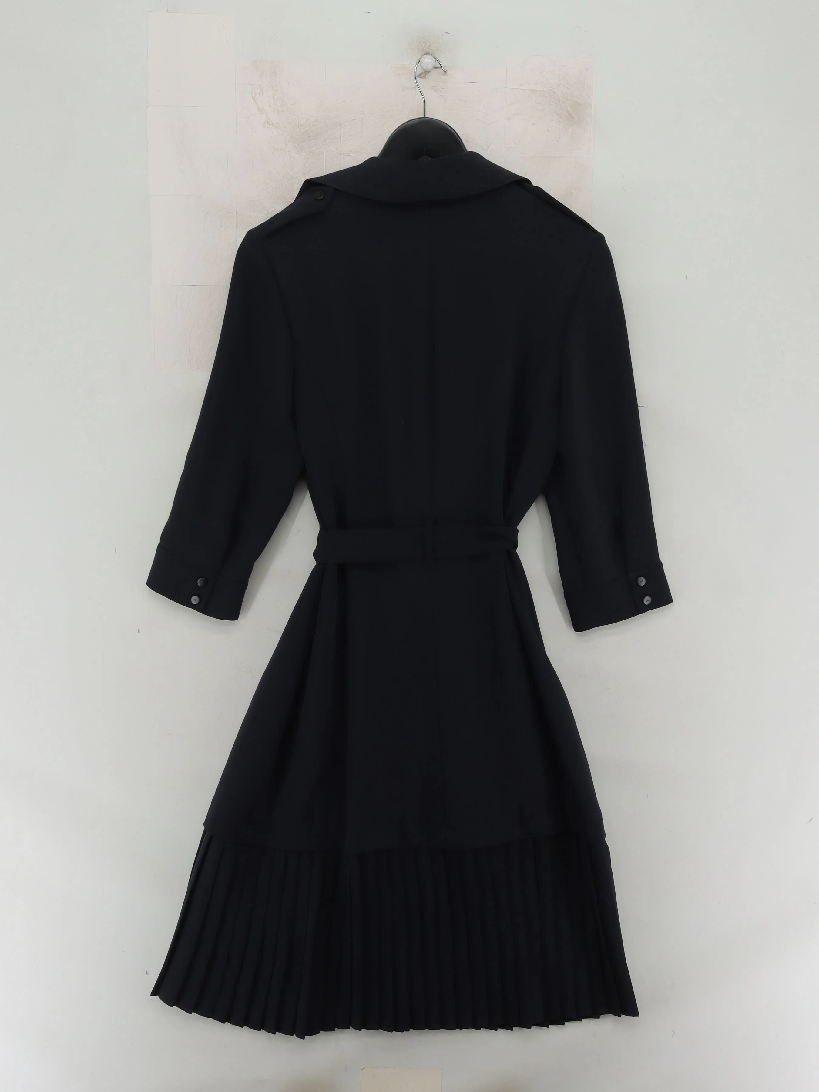 Karen Millen Shirt Midi Dress UK12 in Black - Image 2