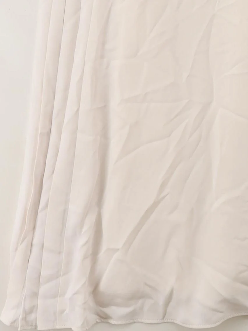 Karen Millen Shirt Midi Dress UK12 in Cream RRP £189 - Image 4