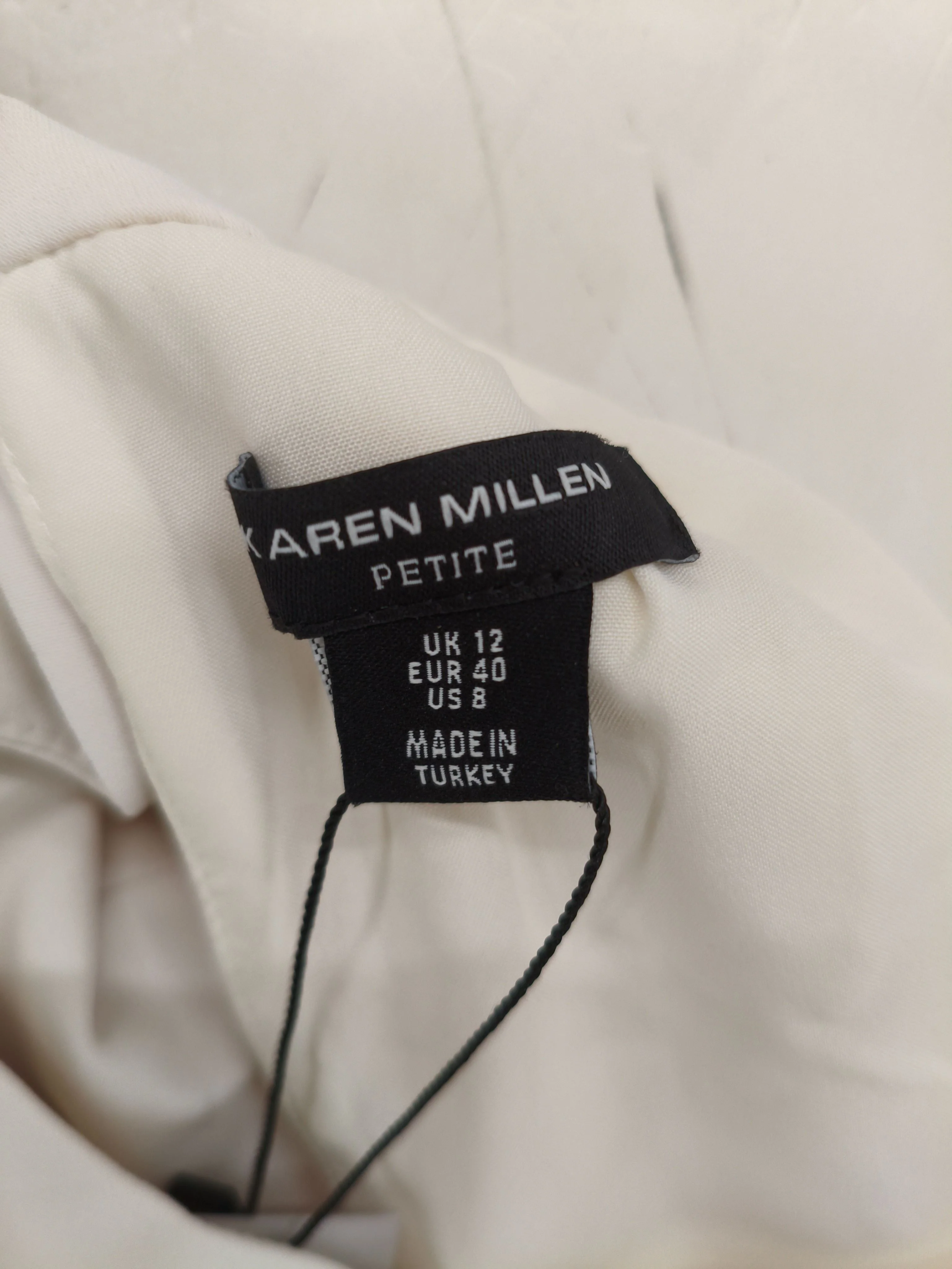 Karen Millen Shirt Midi Dress UK12 in Cream RRP £189 - Image 6