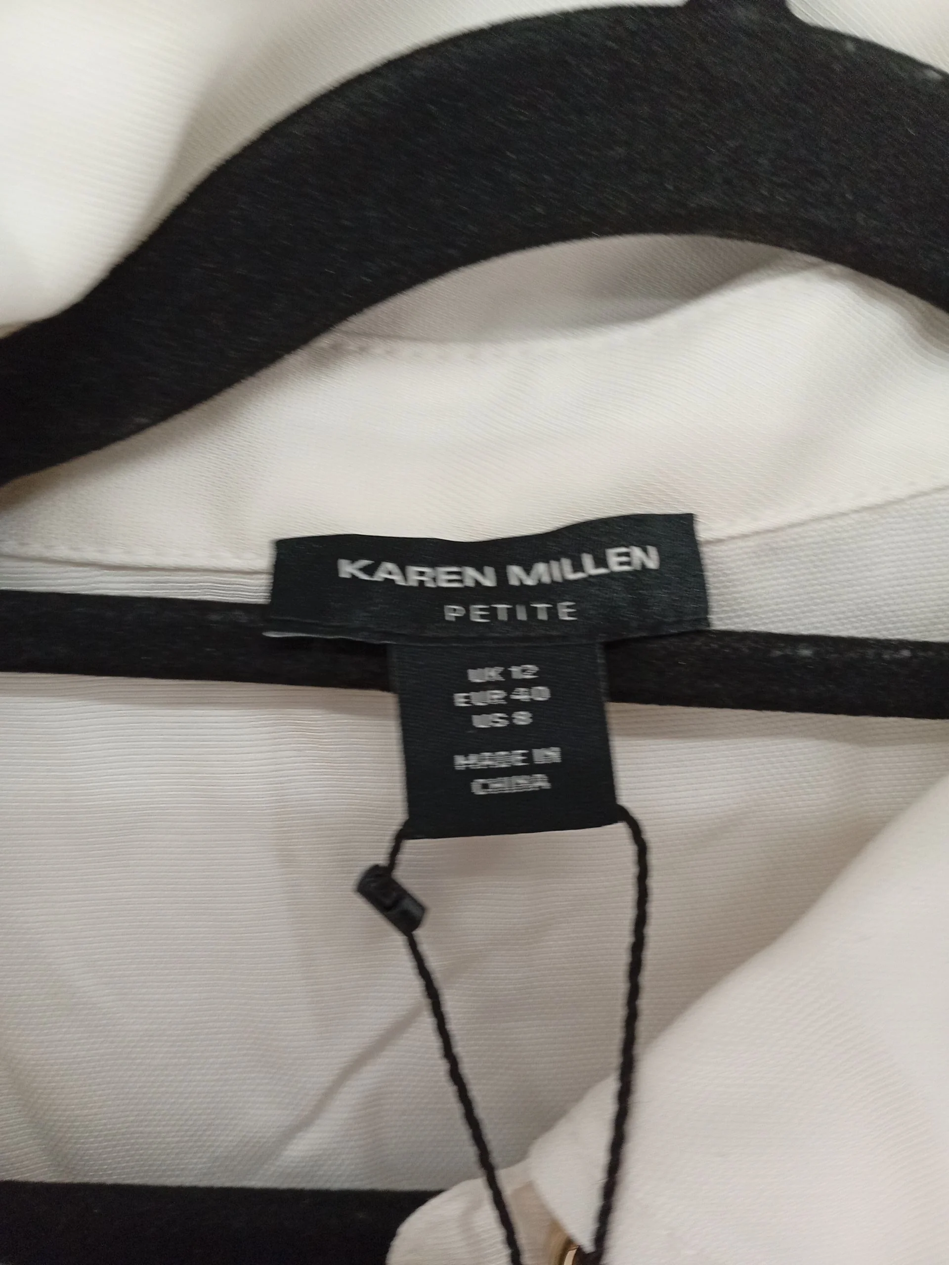 Karen Millen Shirt Midi Dress UK12 in Cream RRP £199 - Image 7