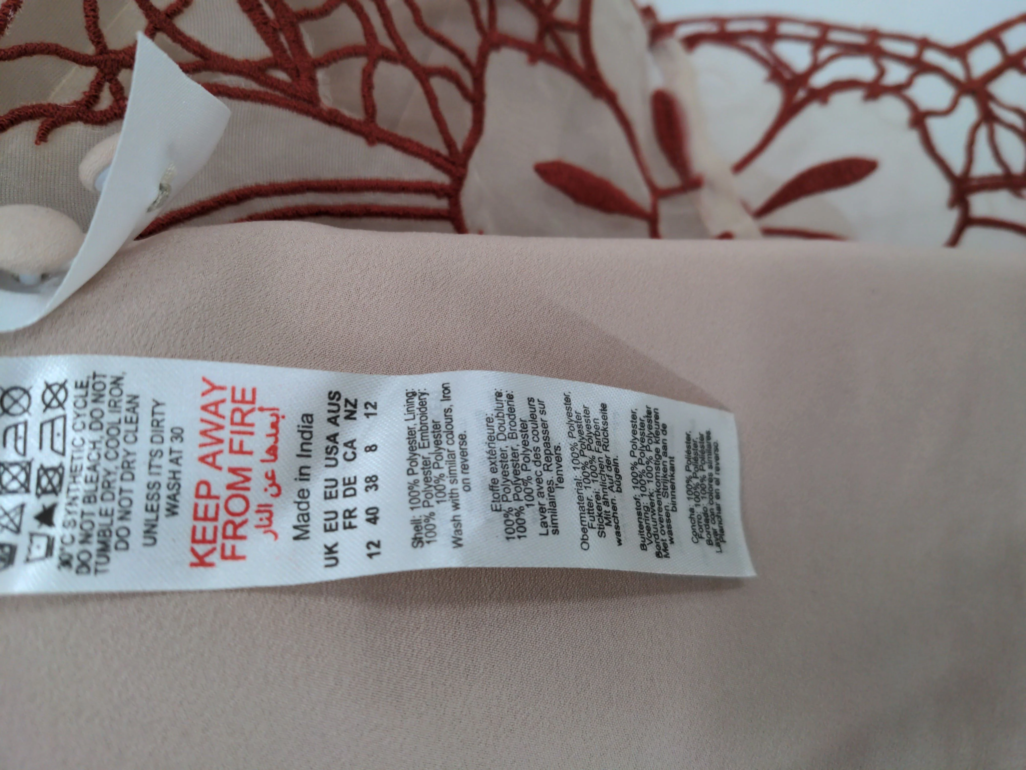 Karen Millen Shirt Midi Dress UK12 in Cream RRP £229 - Image 7