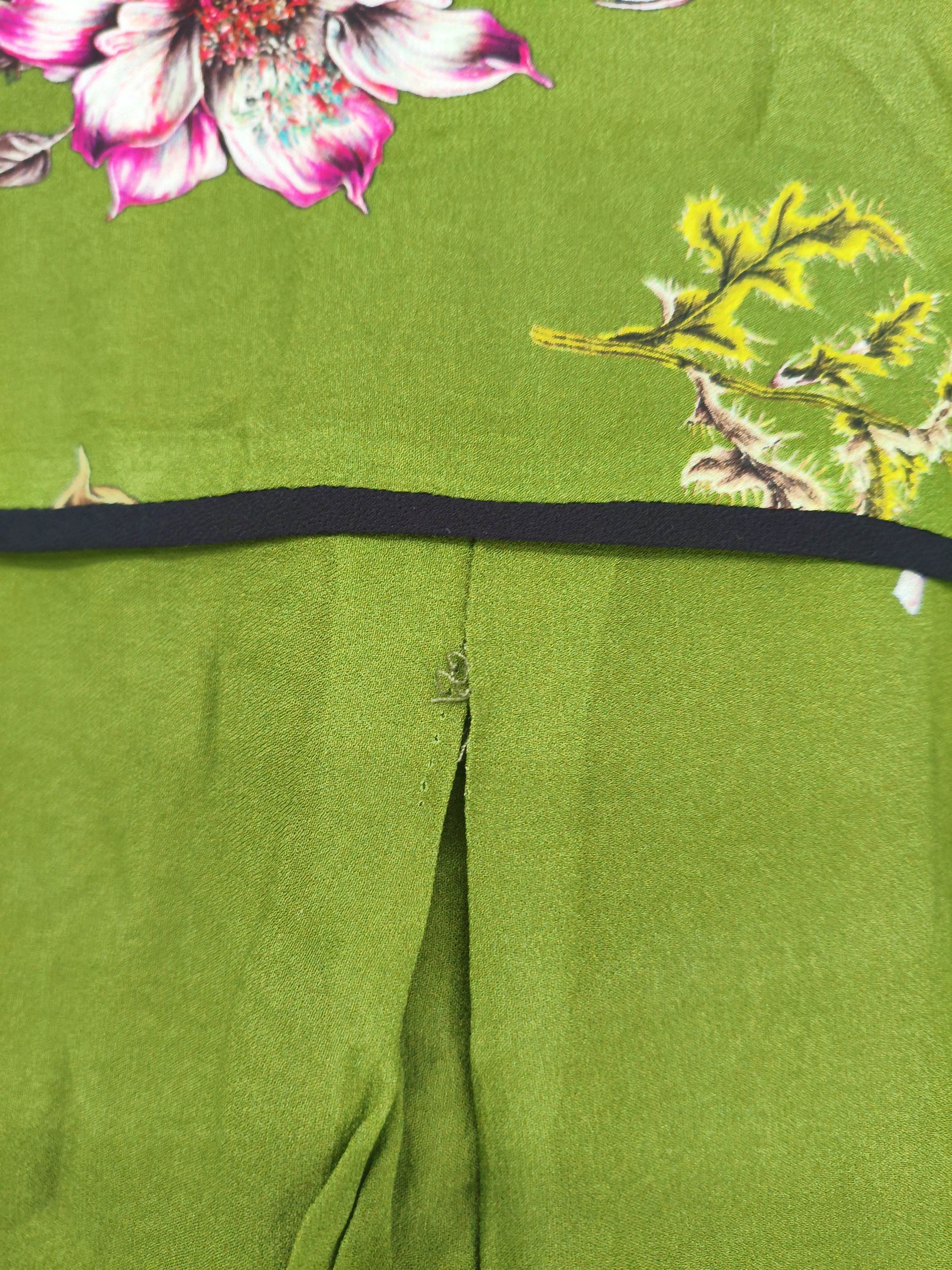 Karen Millen Shirt Midi Dress UK12 in Green RRP £149 - Image 5
