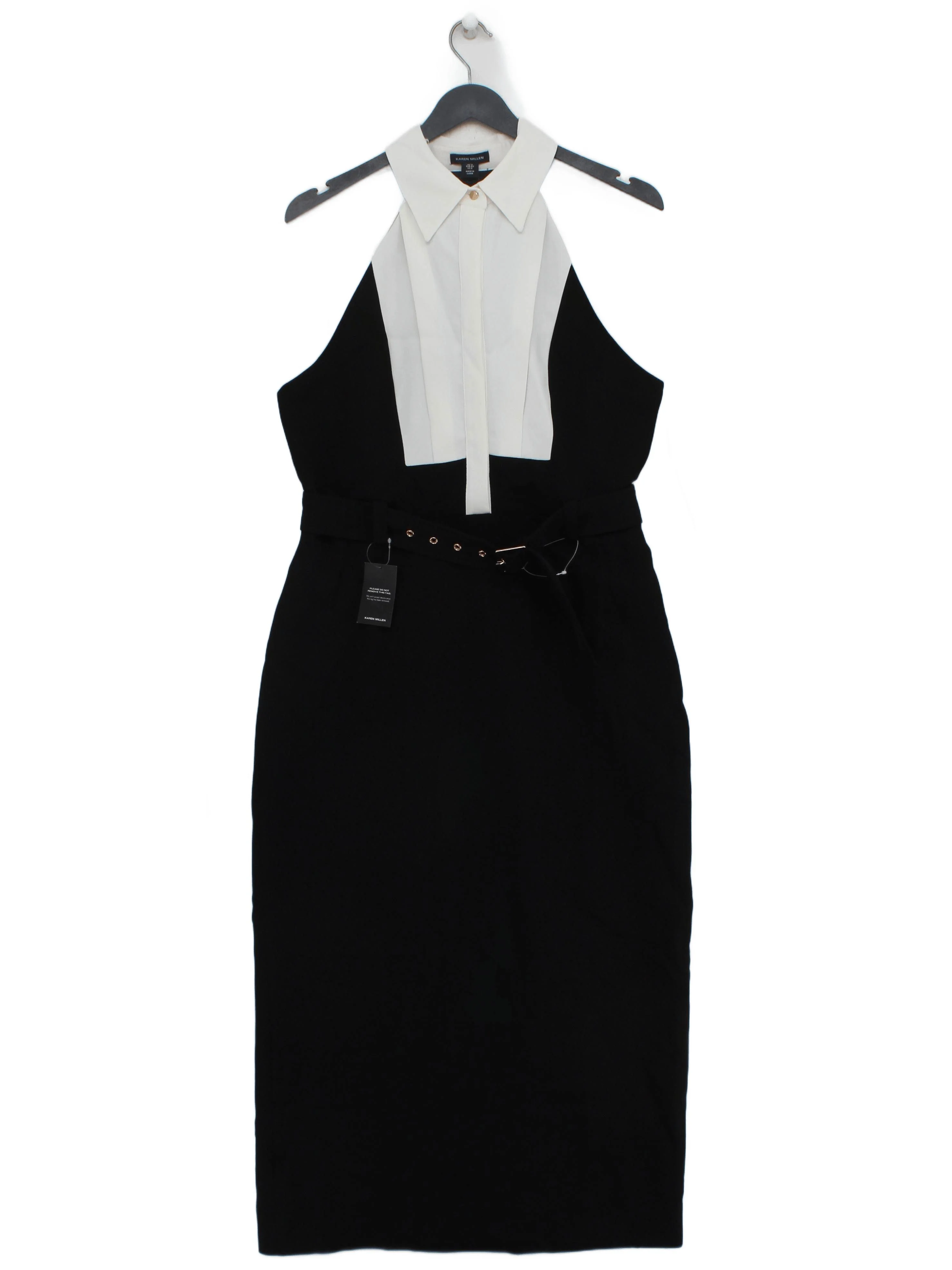 Karen Millen Shirt Midi Dress UK12 in Multi RRP £119