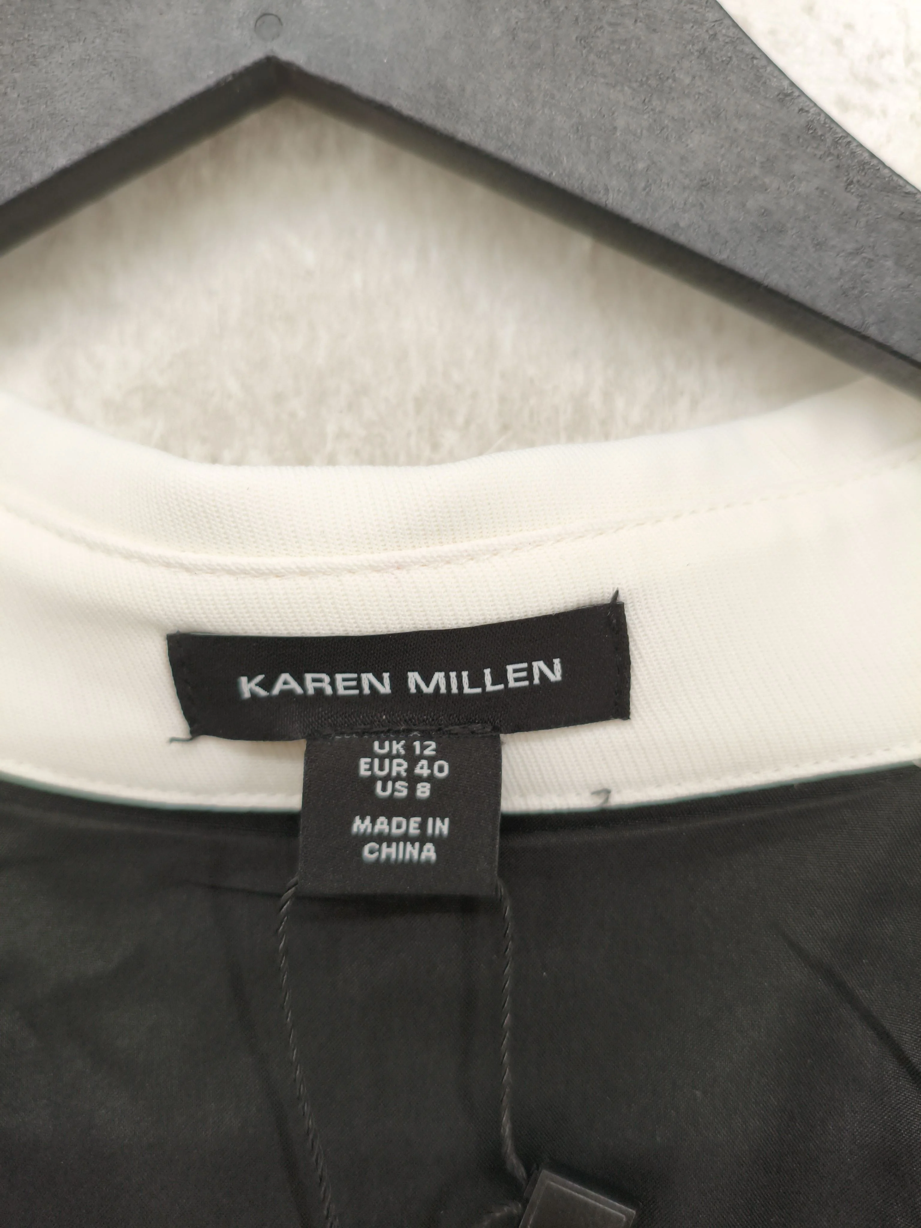 Karen Millen Shirt Midi Dress UK12 in Multi RRP £119 - Image 7