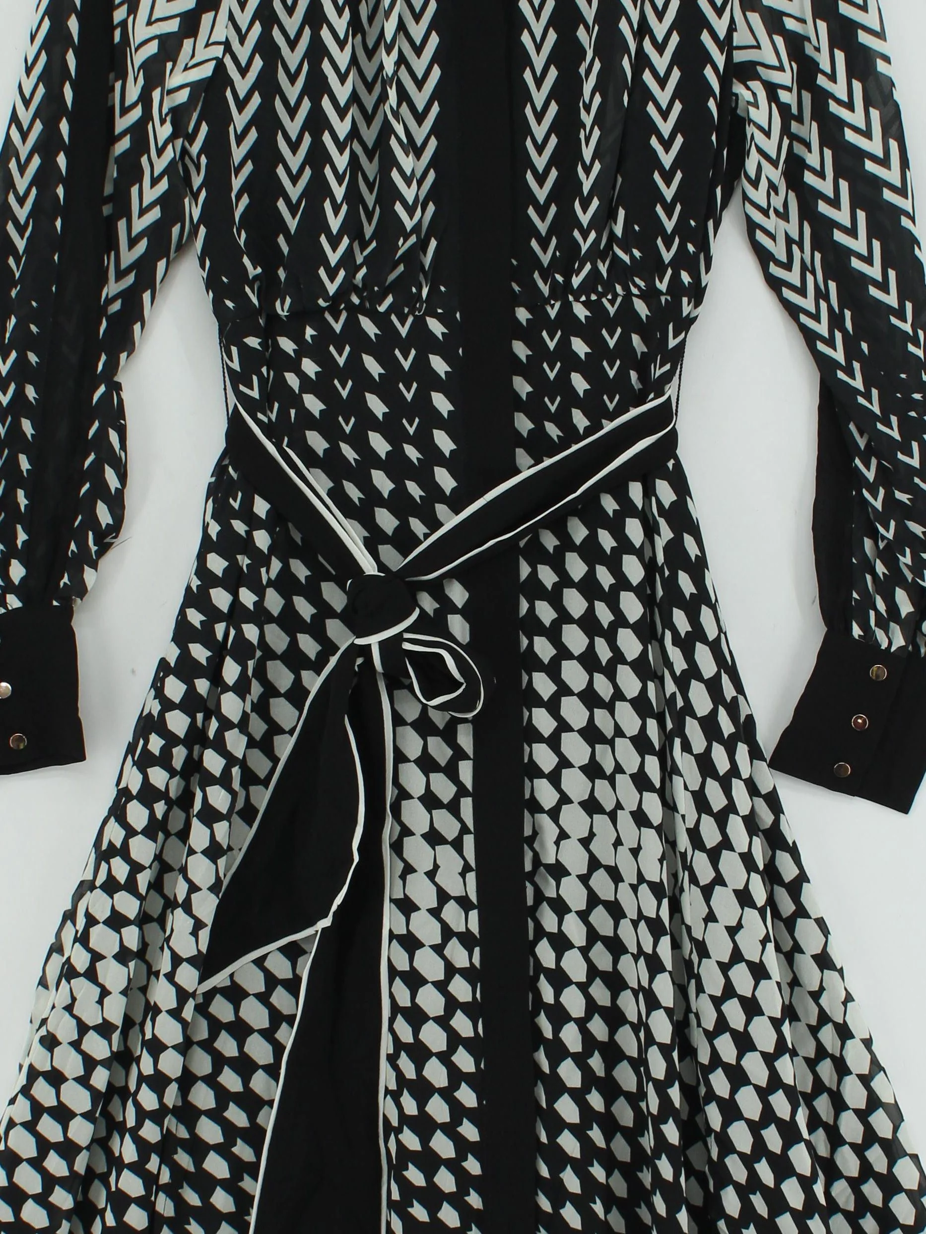 Karen Millen Shirt Midi Dress UK12 in Multi RRP £149 - Image 3