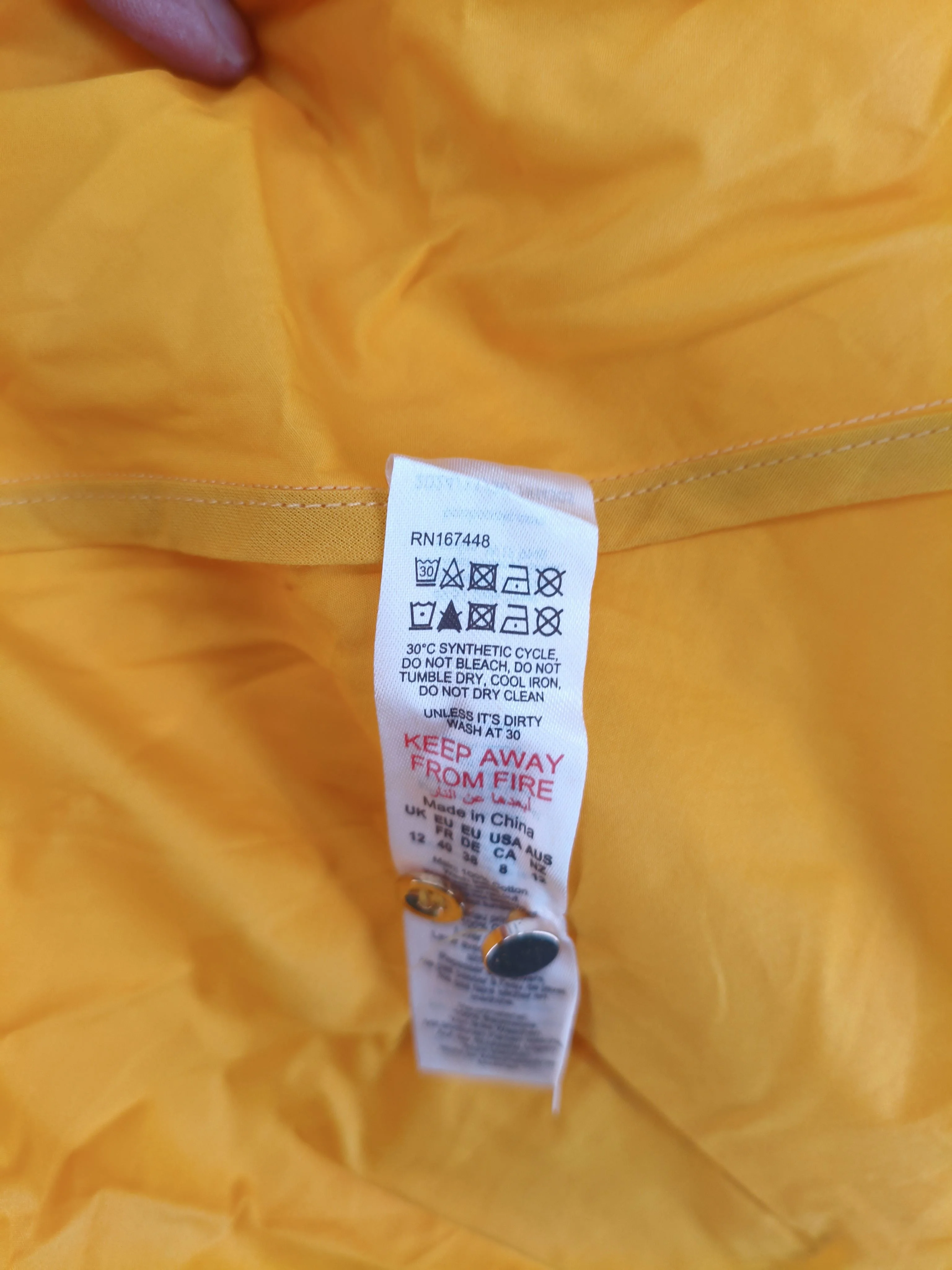 Karen Millen Shirt Midi Dress UK12 in Orange RRP £129 - Image 7