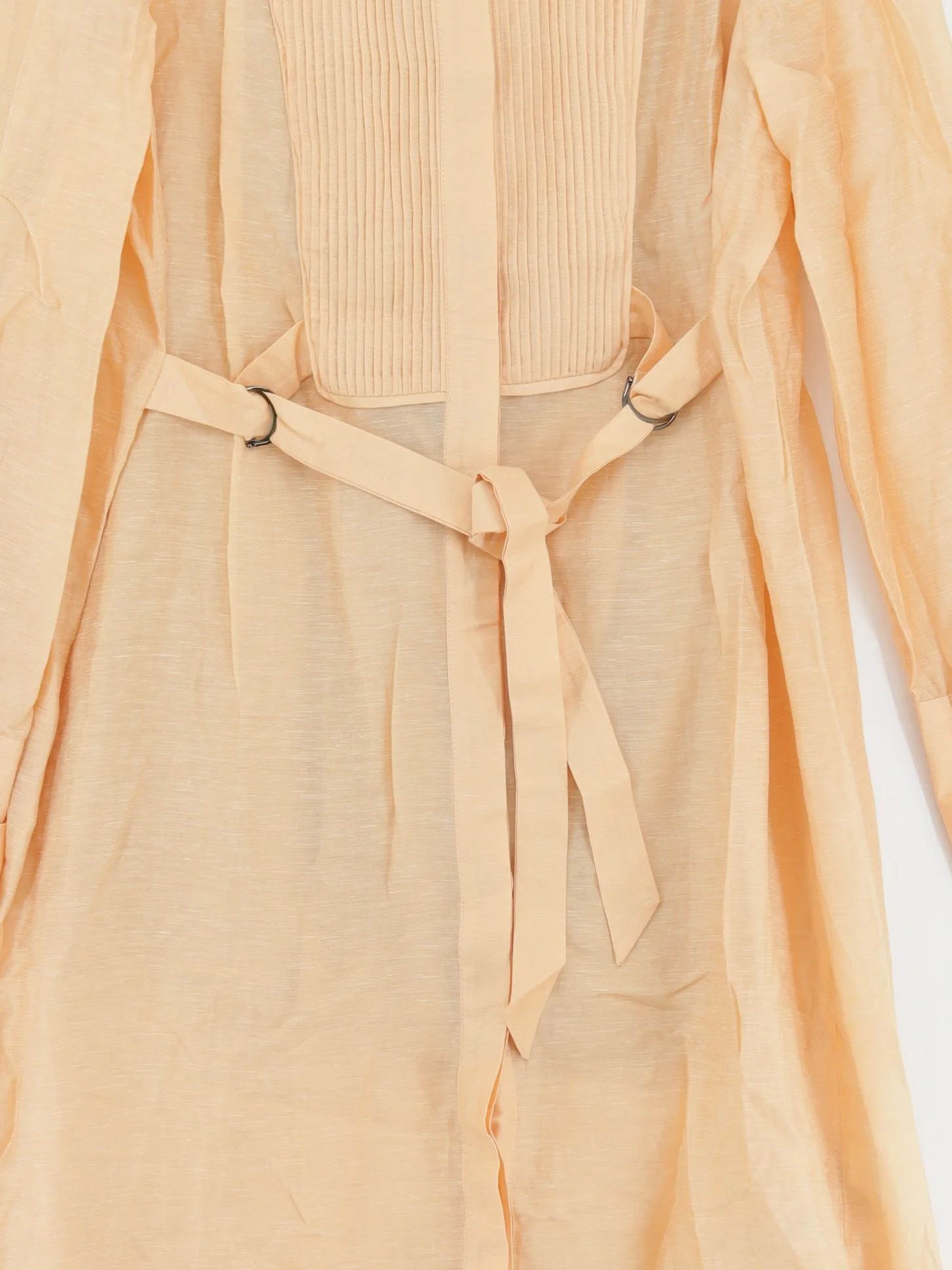 Karen Millen Shirt Midi Dress UK14 in Cream RRP £189 - Image 4