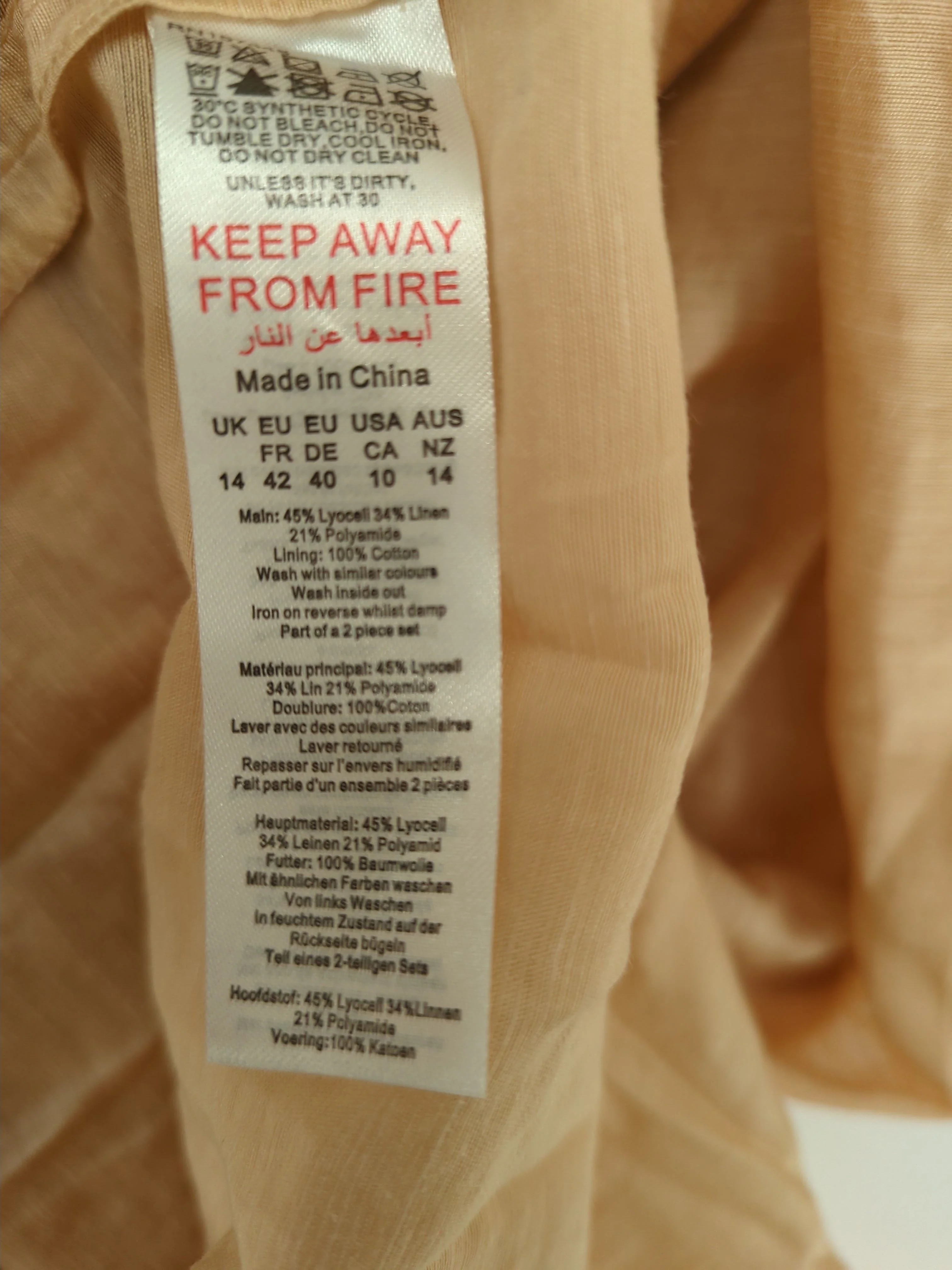 Karen Millen Shirt Midi Dress UK14 in Cream RRP £189 - Image 7
