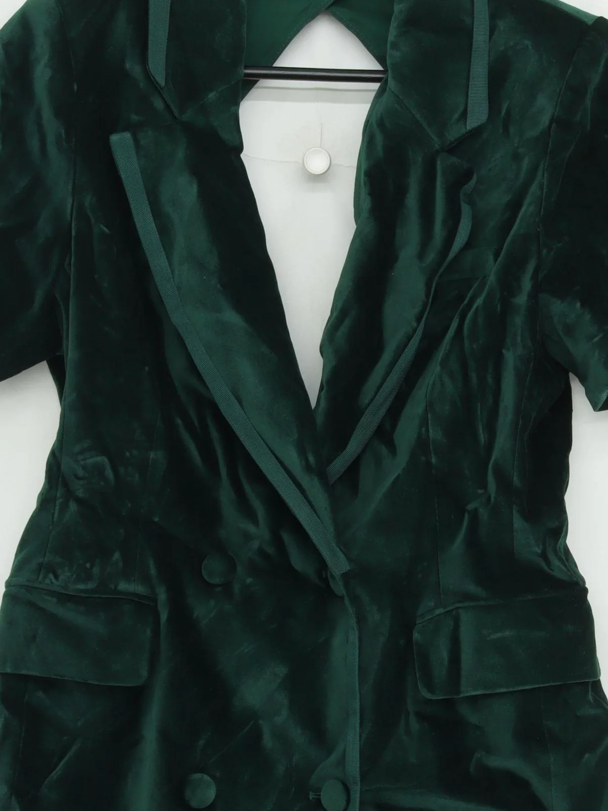 Karen Millen Shirt Midi Dress UK14 in Green RRP £299 - Image 3