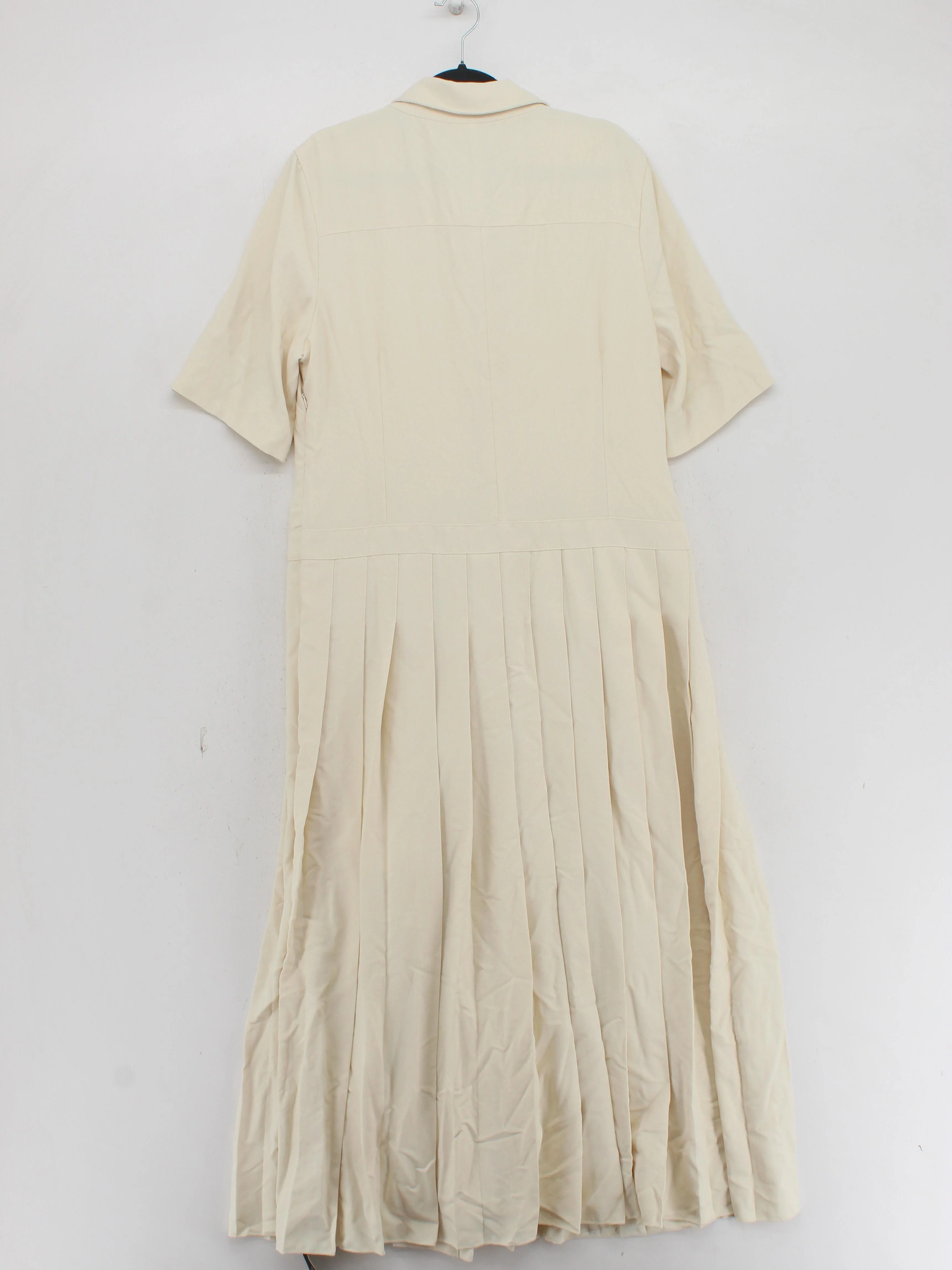 Karen Millen Shirt Midi Dress UK16 in Cream RRP £229 - Image 2