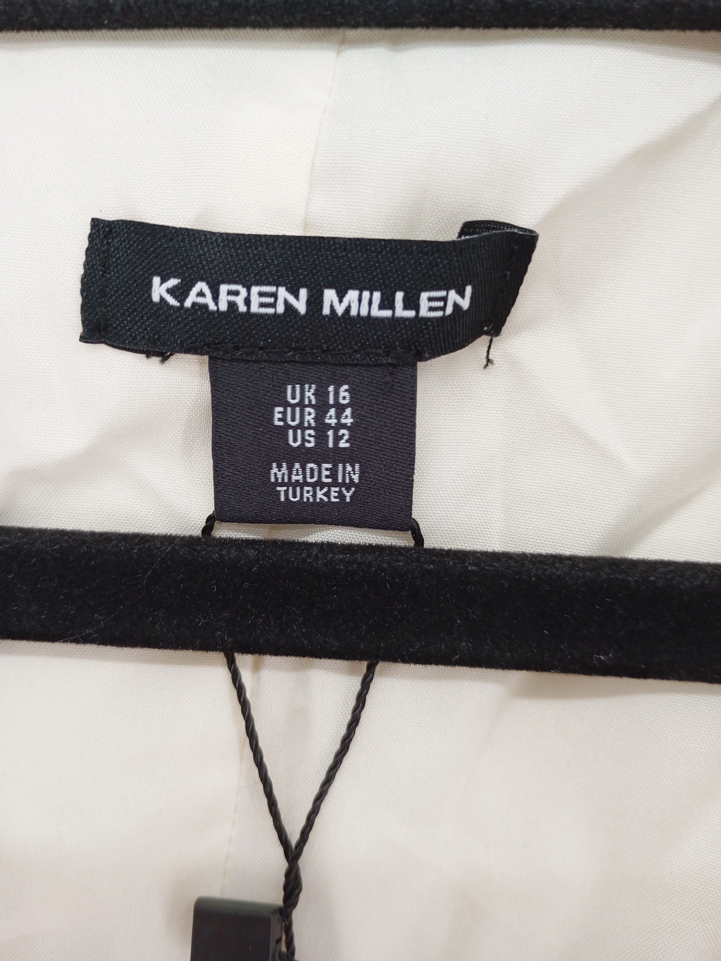Karen Millen Shirt Midi Dress UK16 in Cream RRP £229 - Image 7