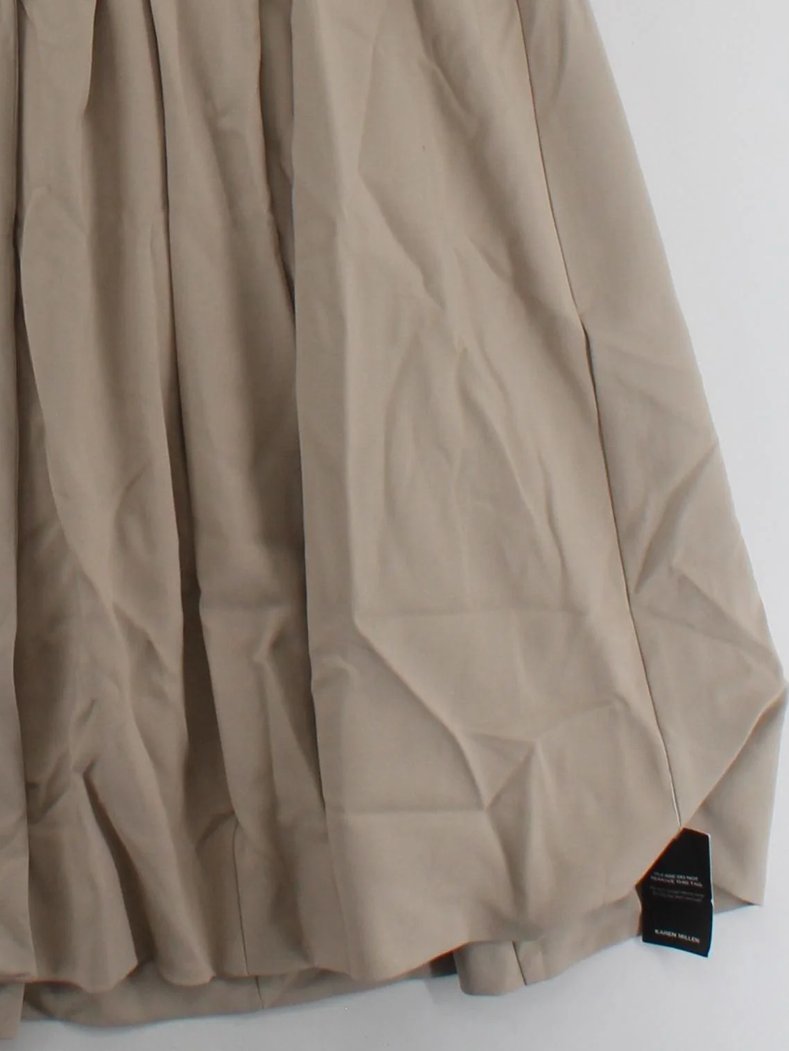 Karen Millen Shirt Midi Dress UK22 in Tan RRP £239 - Image 4