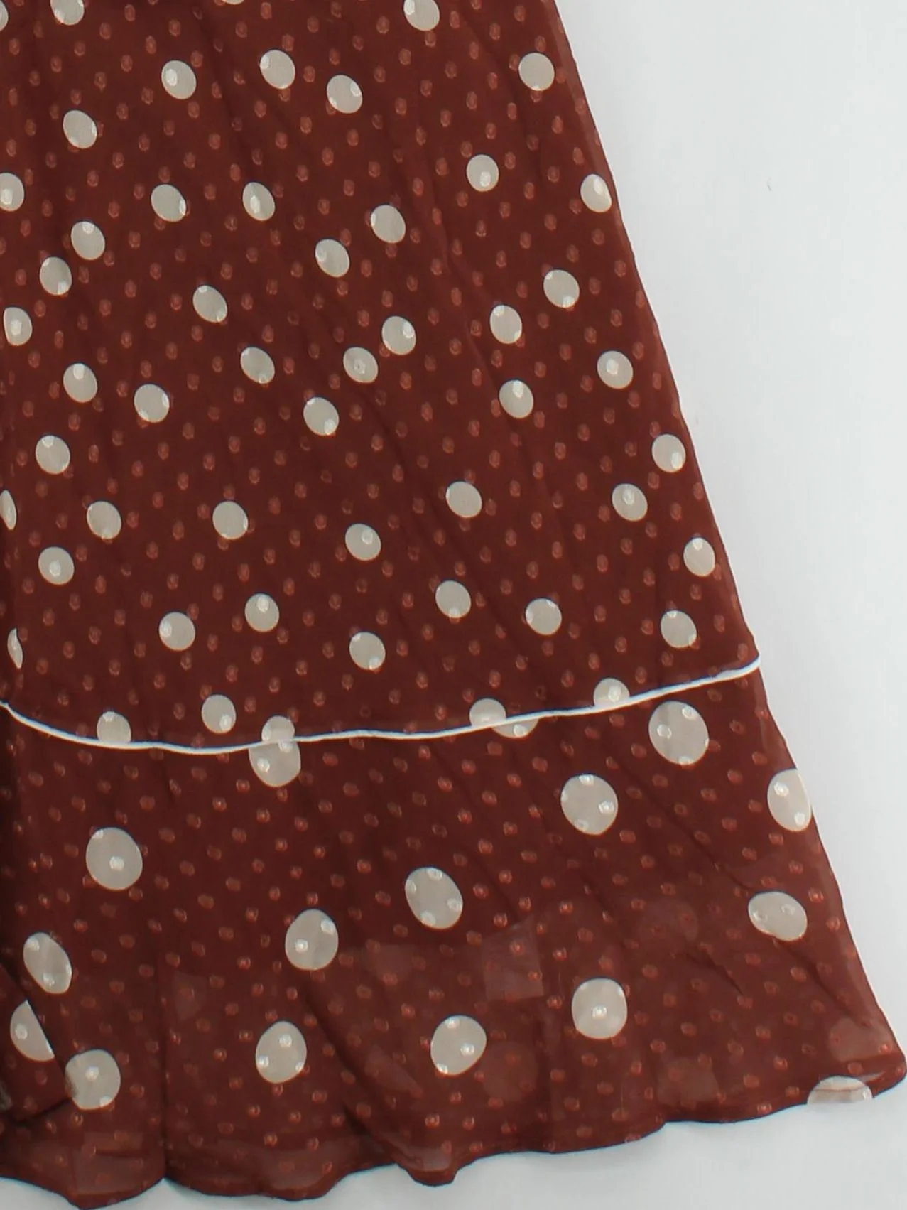 Karen Millen Shirt Midi Dress UK6 in Brown RRP £139 - Image 4