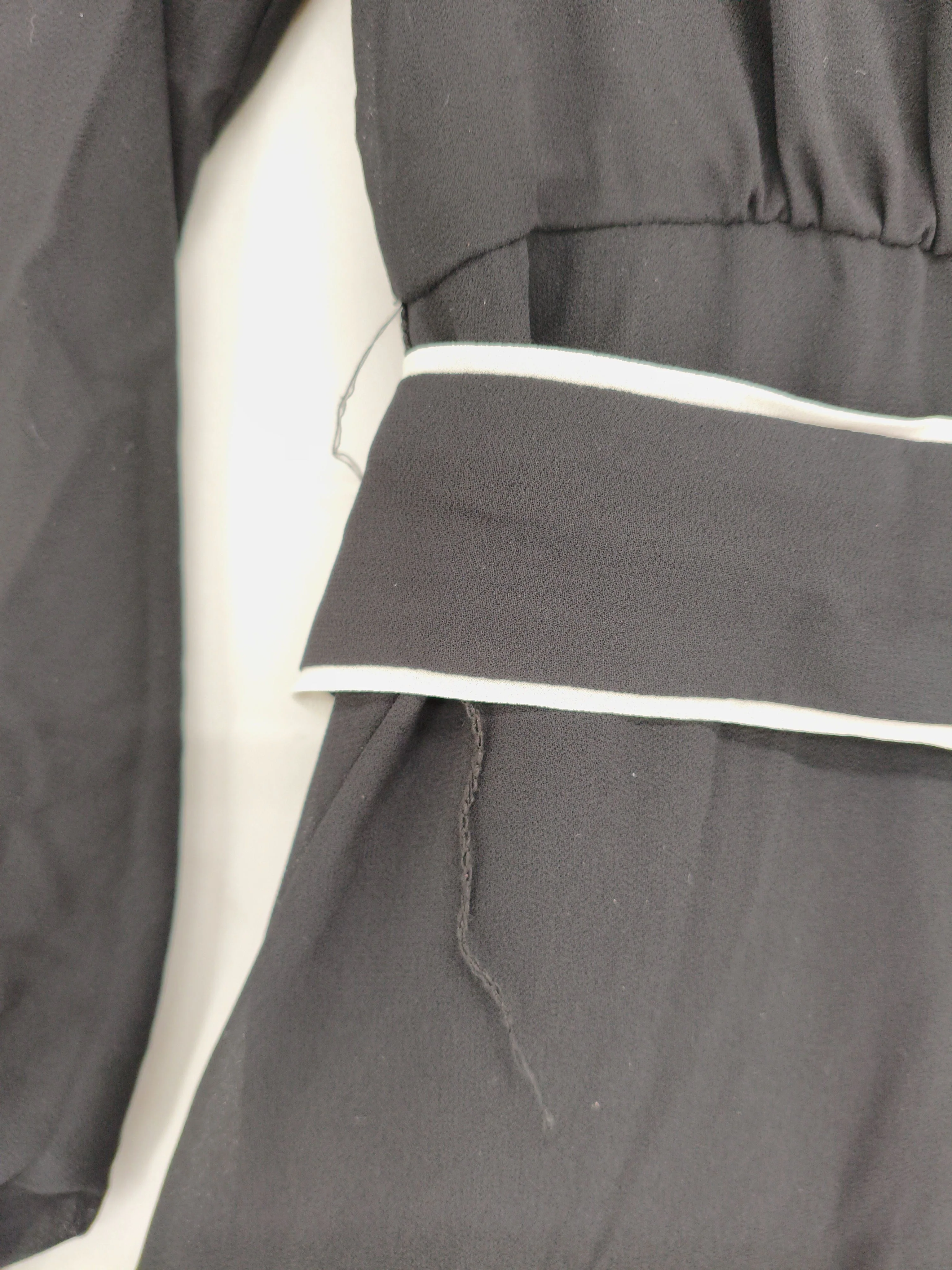 Karen Millen Shirt Midi Dress UK8 in Black RRP £129 - Image 6