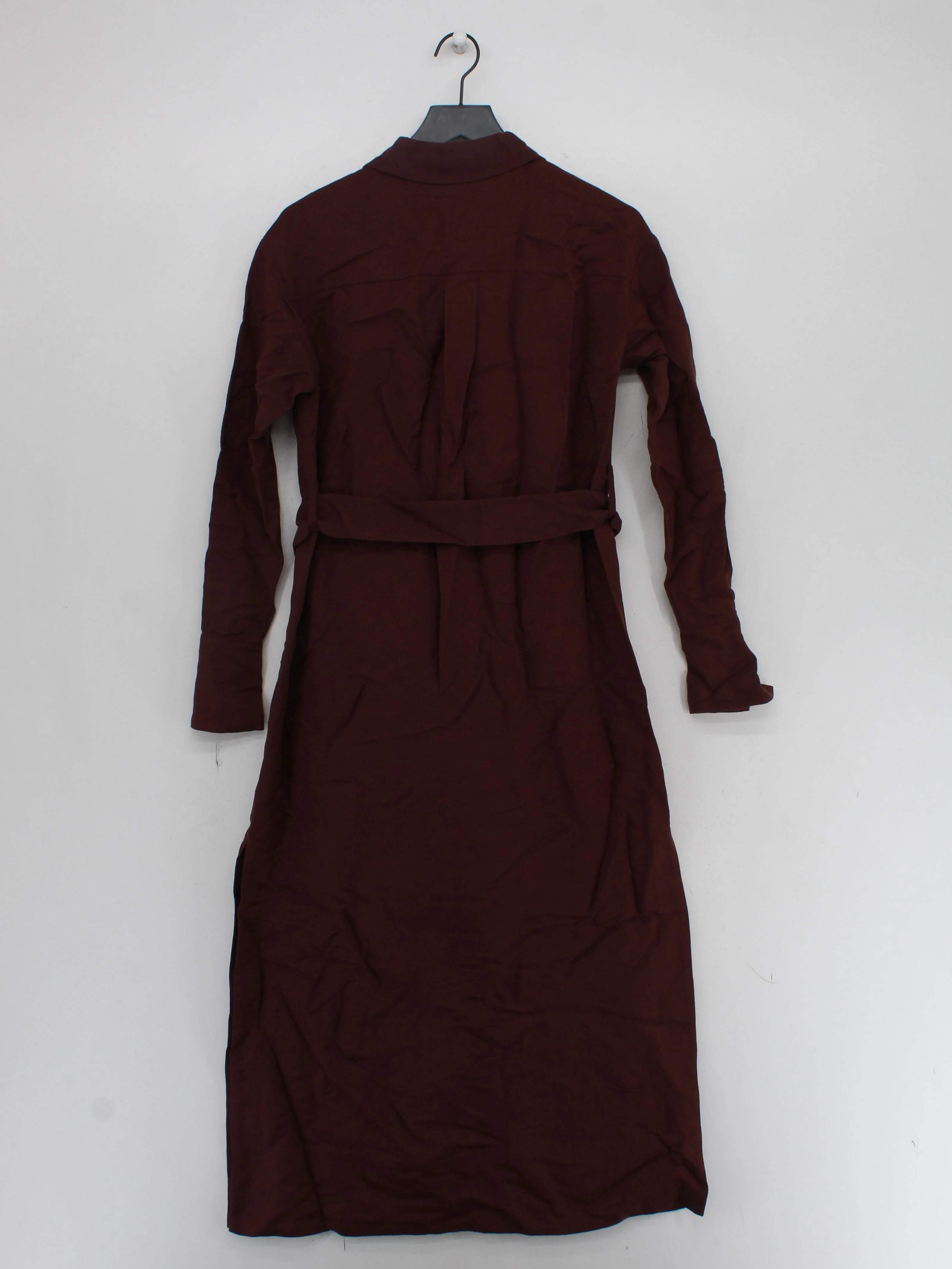 Karen Millen Shirt Midi Dress UK8 in Brown RRP £129 - Image 2