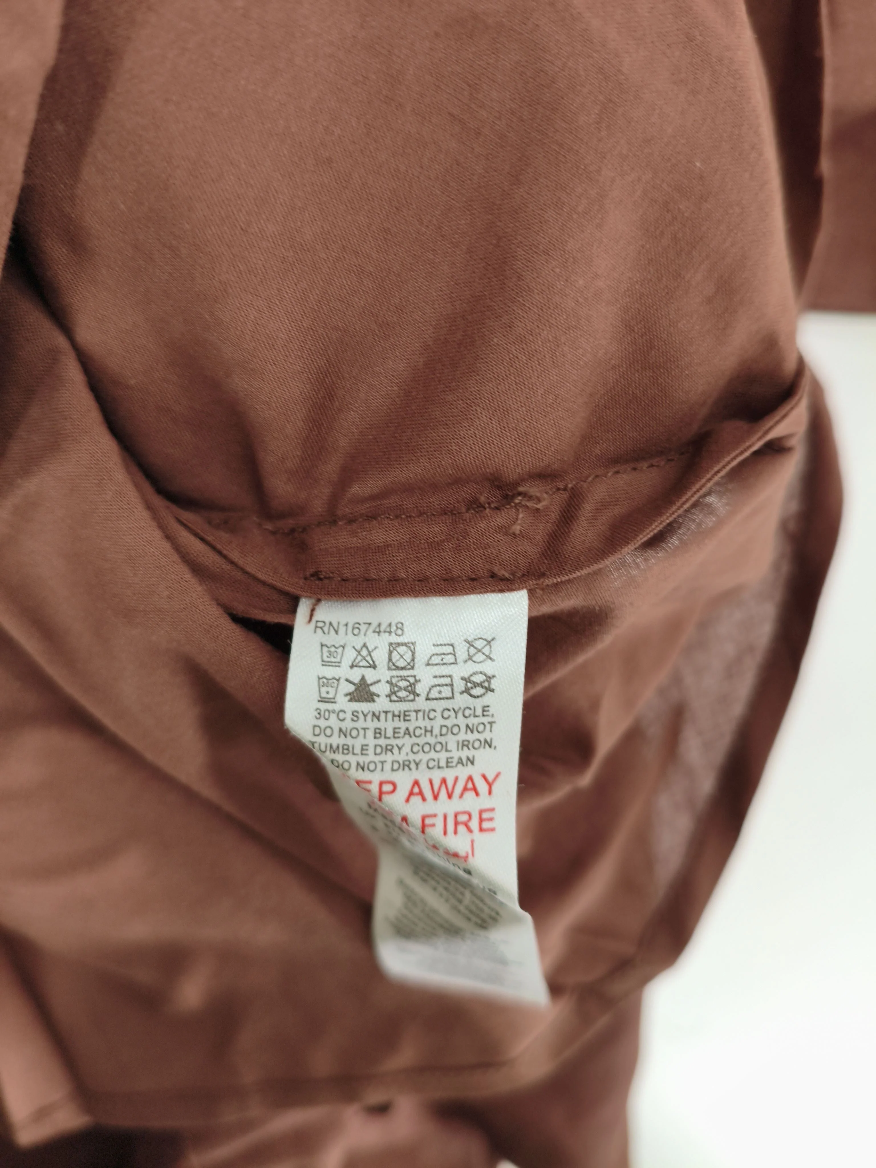 Karen Millen Shirt Midi Dress UK8 in Brown RRP £129 - Image 8