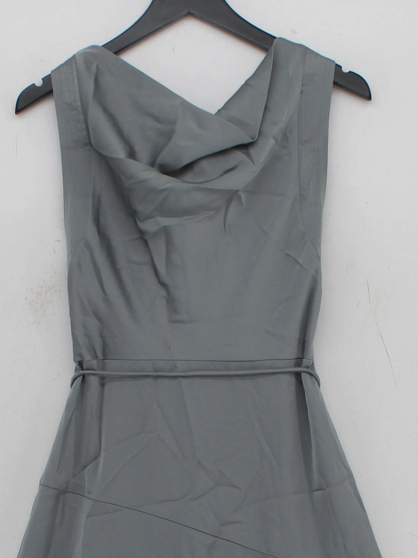 Karen Millen Shirt Midi Dress UK8 in Grey RRP £119 - Image 3