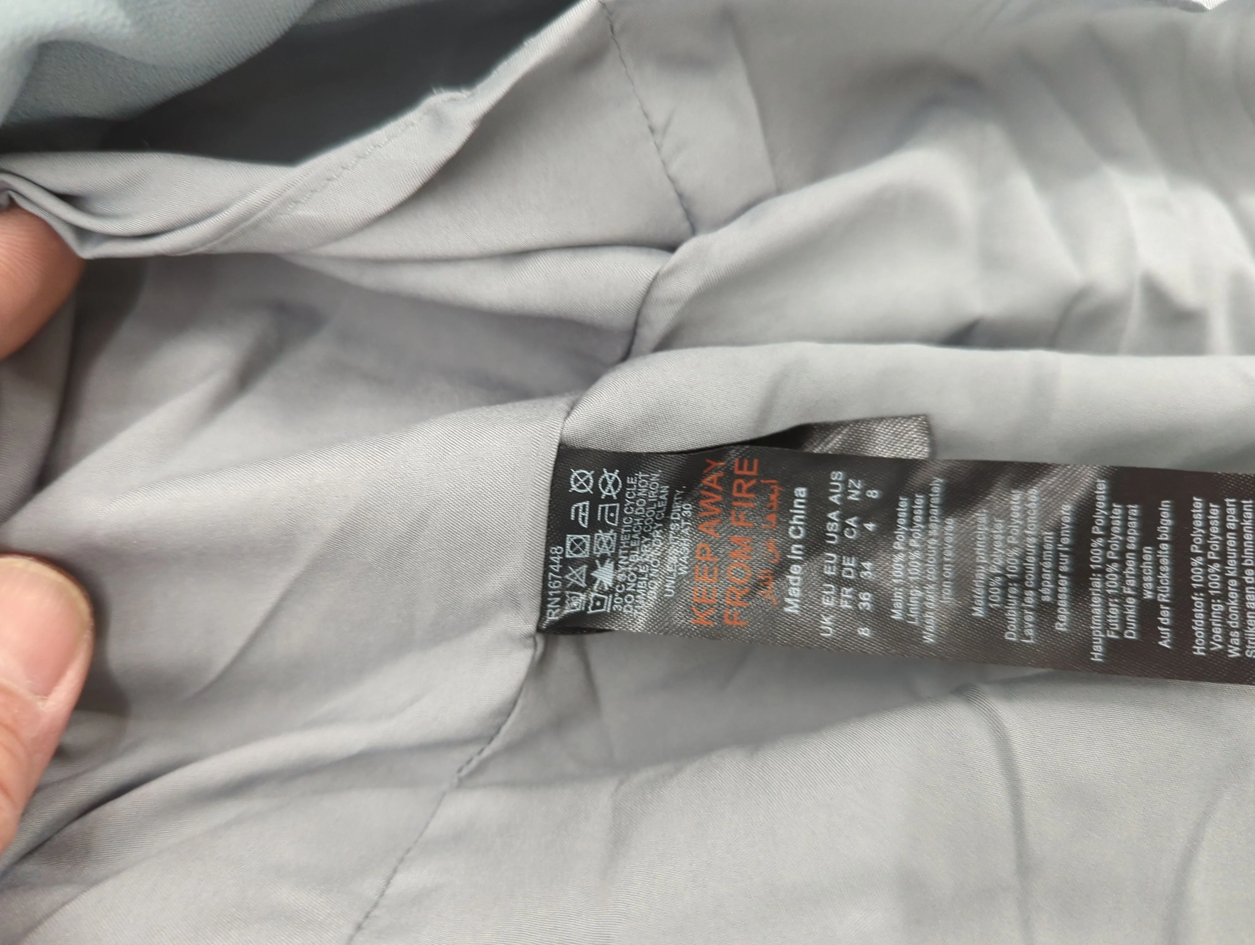 Karen Millen Shirt Midi Dress UK8 in Grey RRP £119 - Image 7