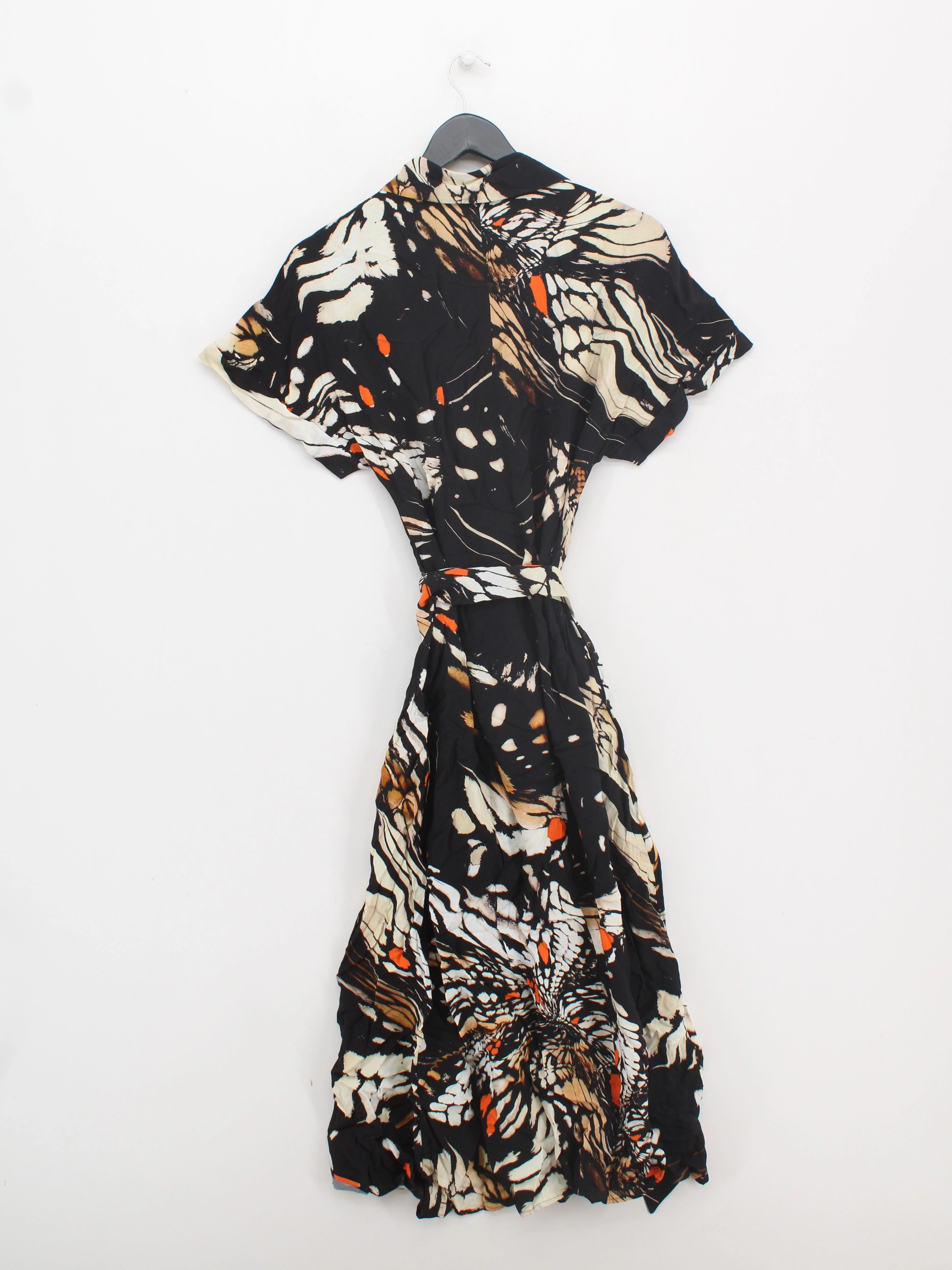Karen Millen Shirt Midi Dress UK8 in Multi RRP £109 - Image 2