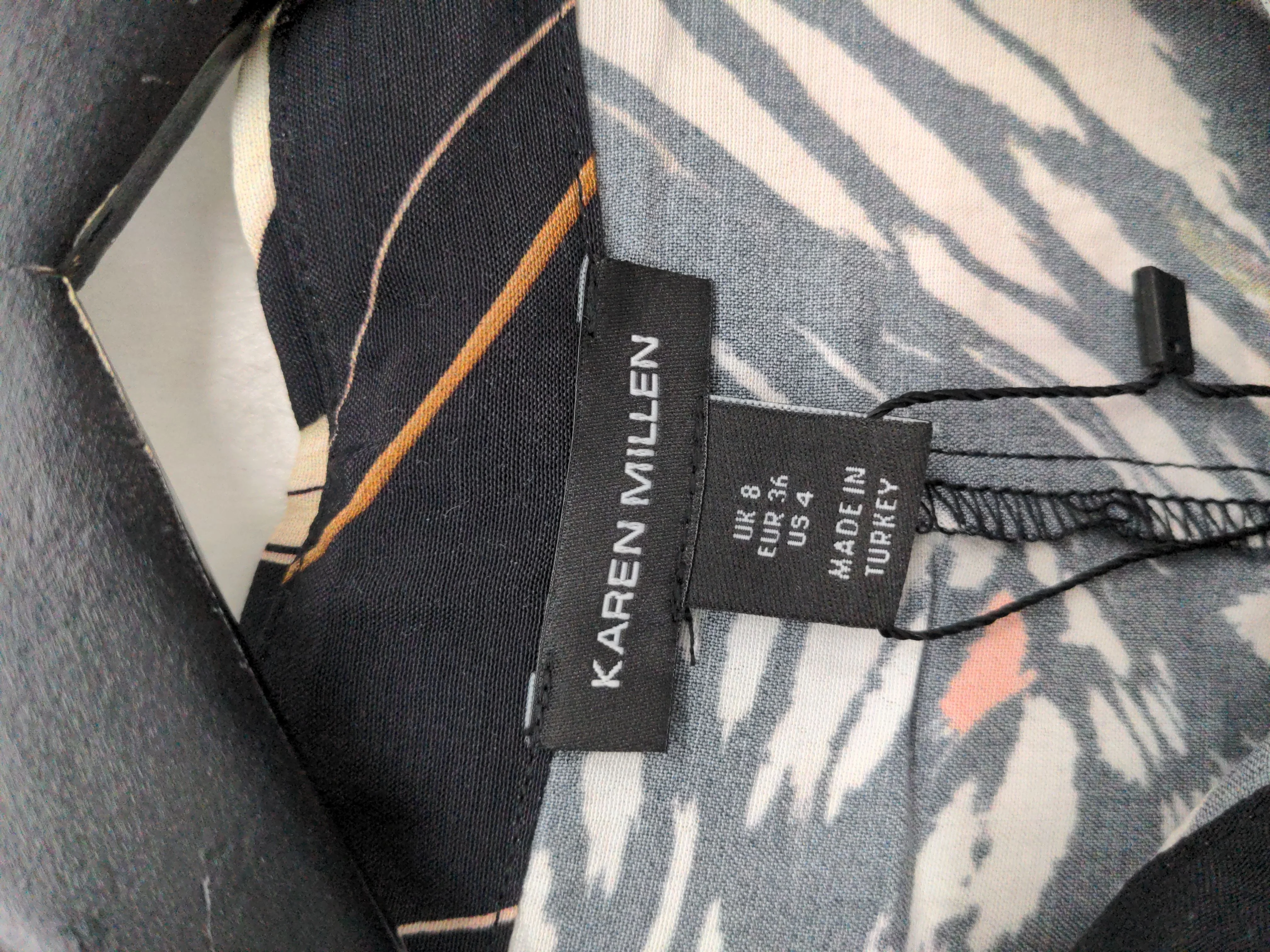 Karen Millen Shirt Midi Dress UK8 in Multi RRP £109 - Image 6