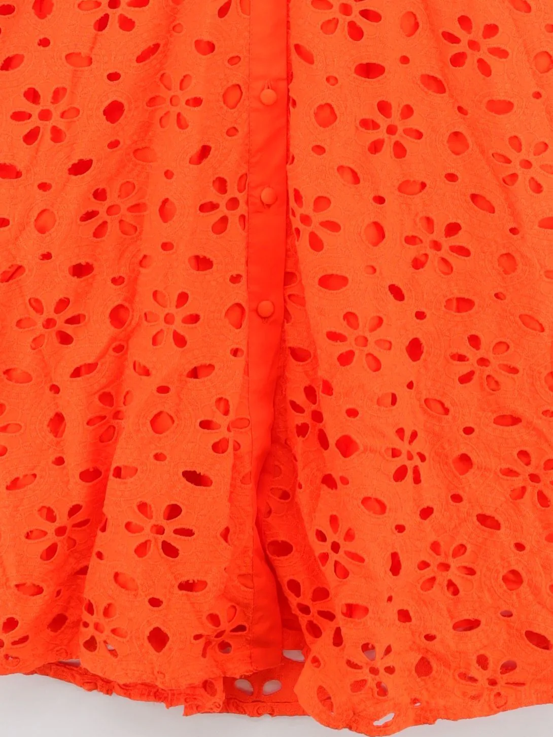 Karen Millen Shirt Midi Dress UK8 in Orange RRP £99 - Image 5
