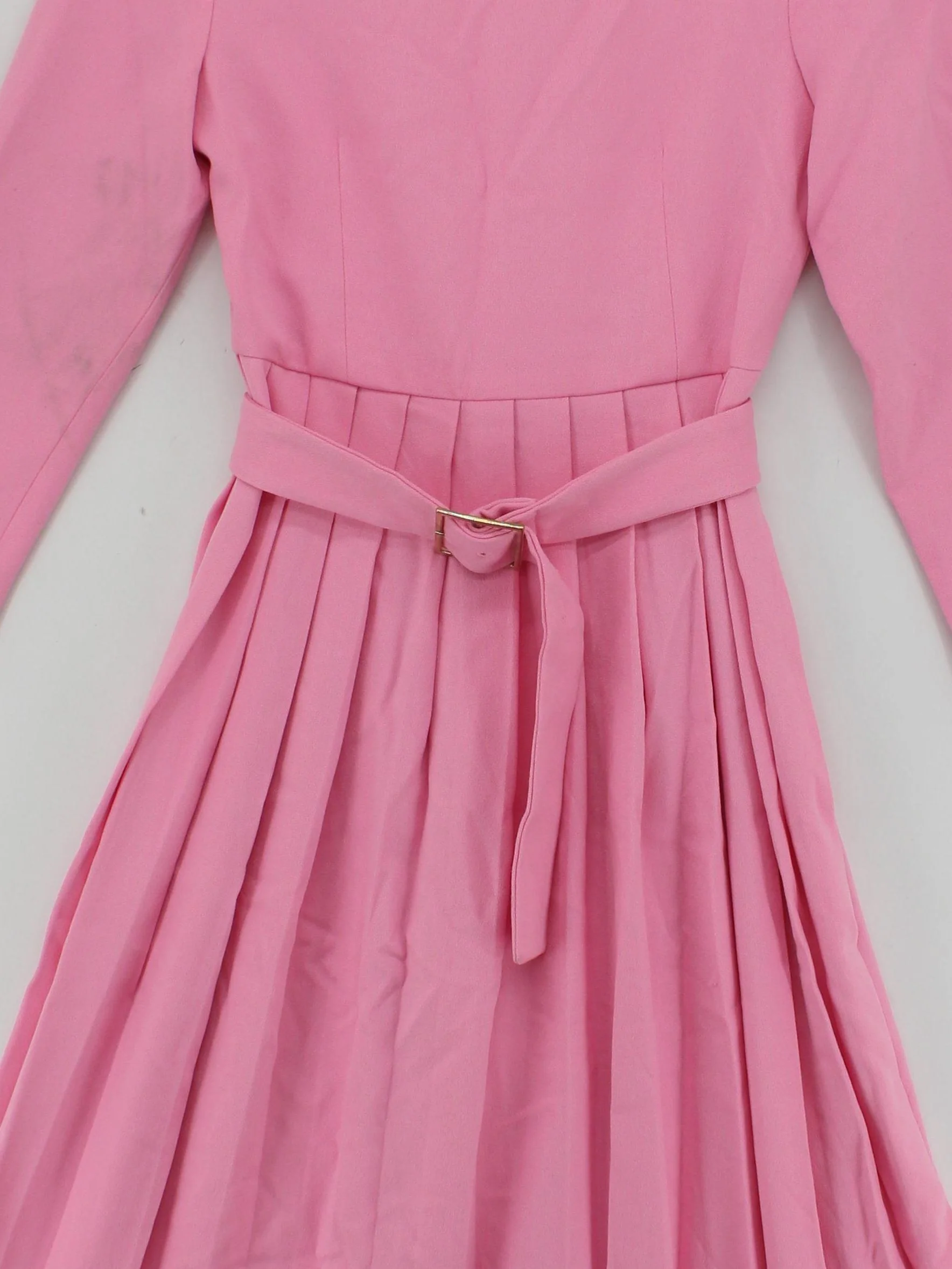 Karen Millen Shirt Midi Dress UK8 in Pink RRP £239 - Image 3
