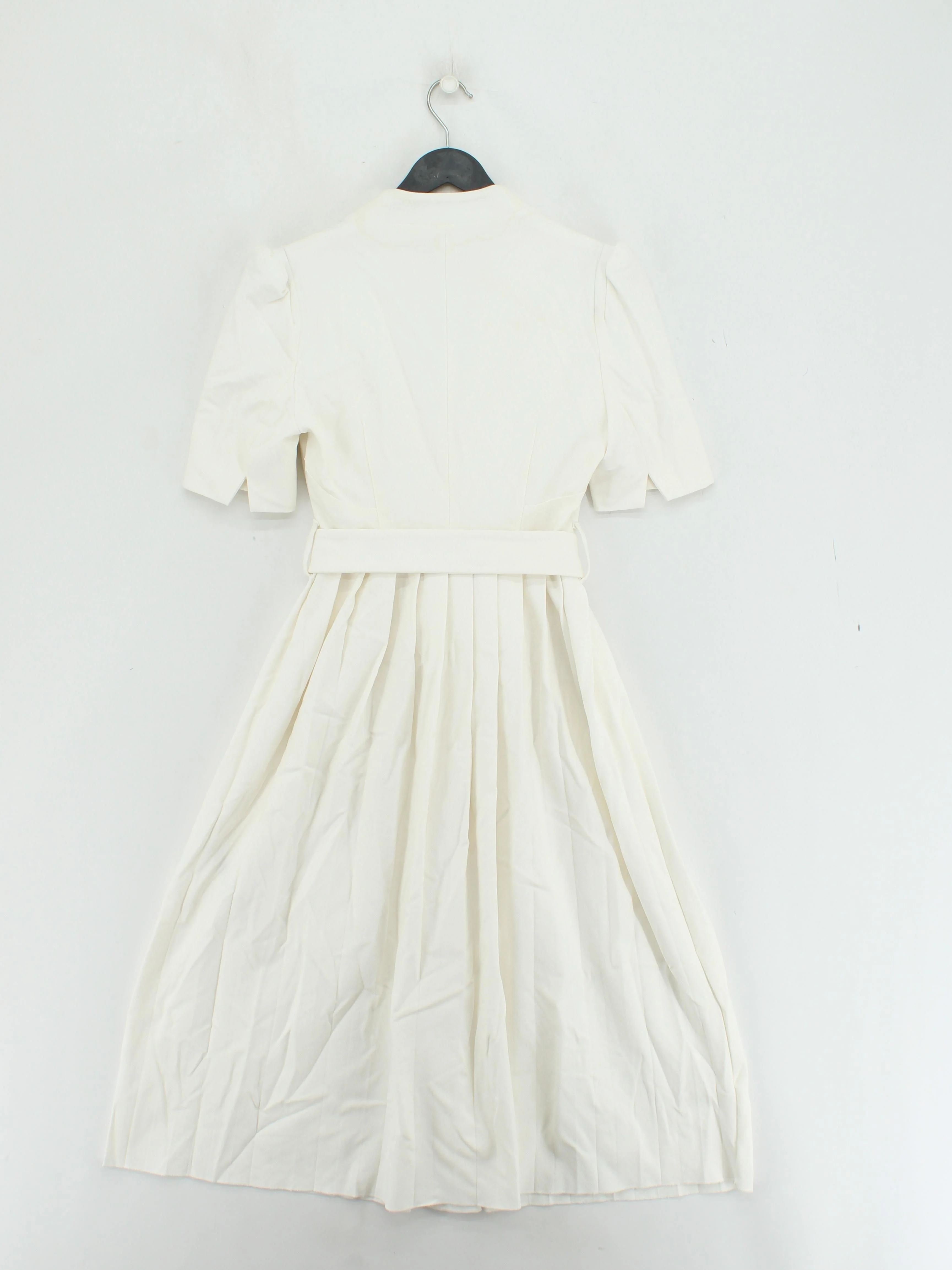 Karen Millen Shirt Midi Dress UK8 in White RRP £219 - Image 2