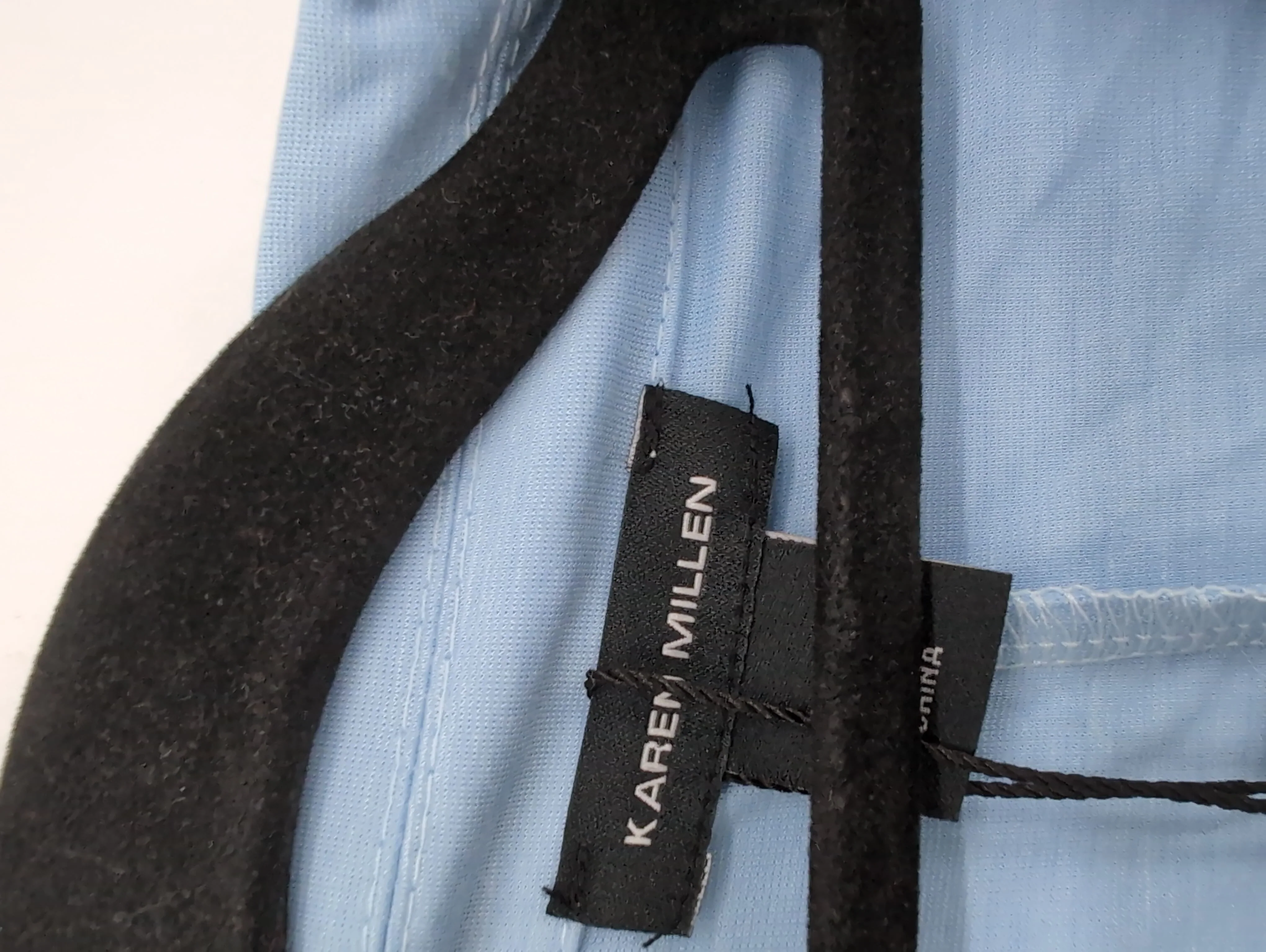 Karen Millen Shirt Mini Dress L in Blue RRP £89 - Image 5