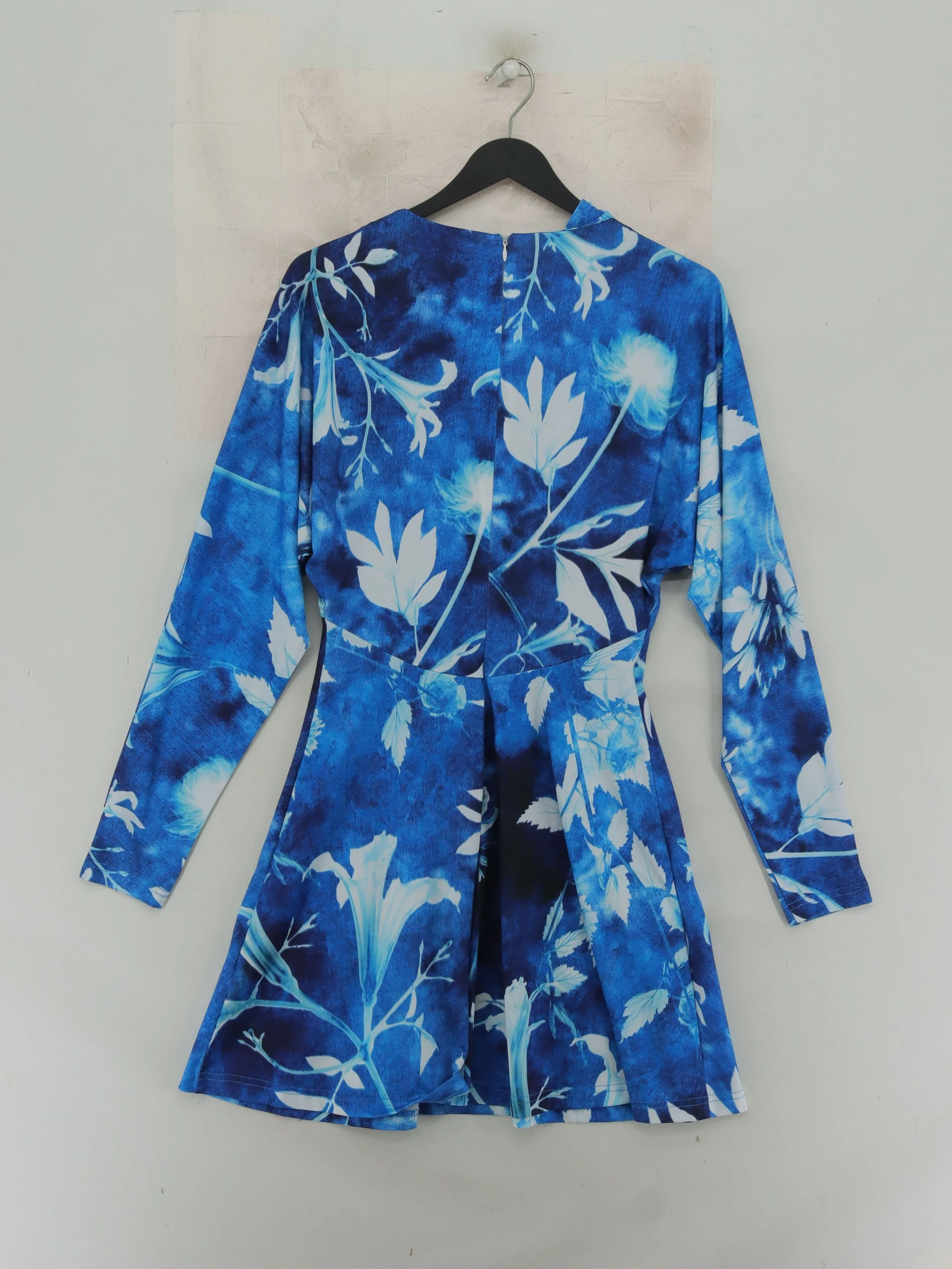 Karen Millen Shirt Mini Dress S in Blue - Image 2