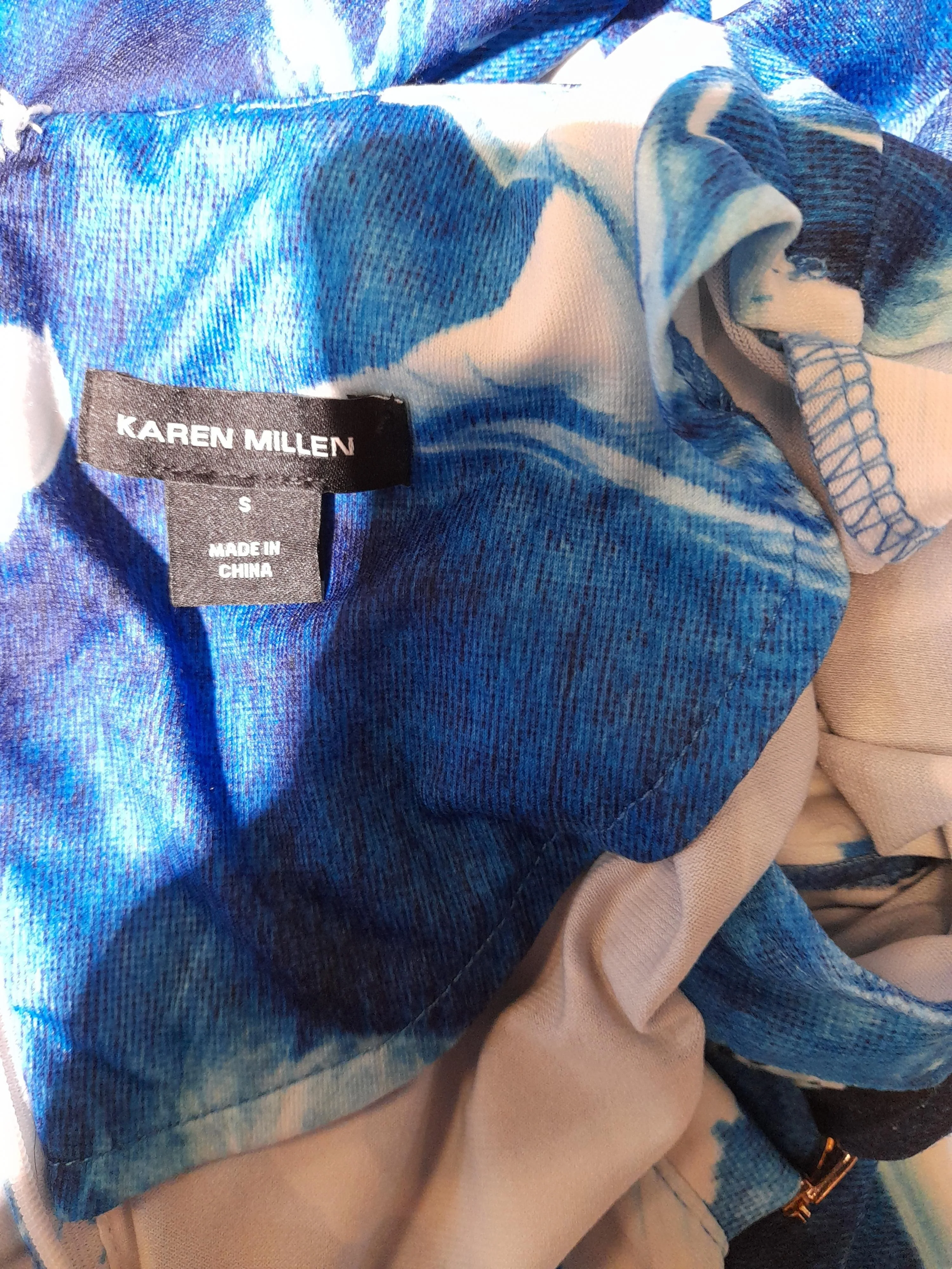 Karen Millen Shirt Mini Dress S in Blue - Image 5