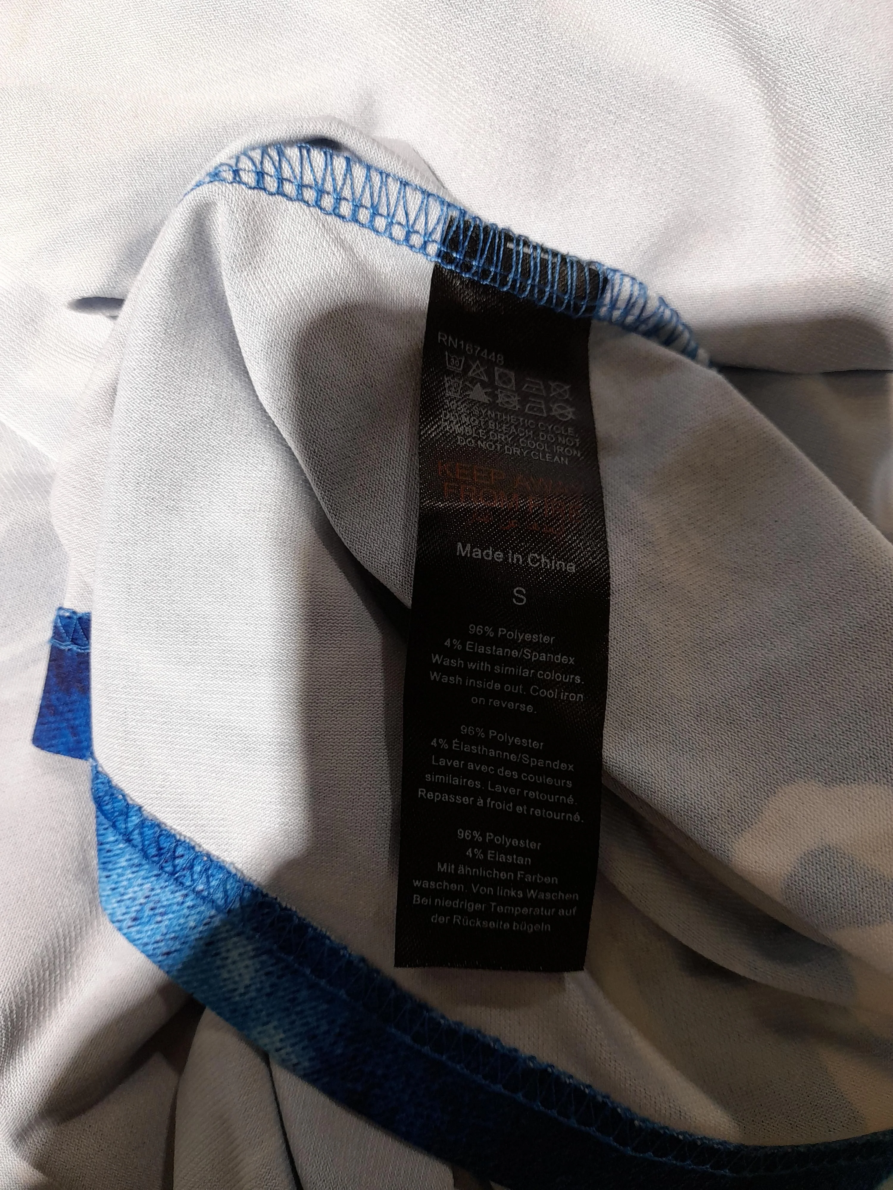 Karen Millen Shirt Mini Dress S in Blue - Image 6
