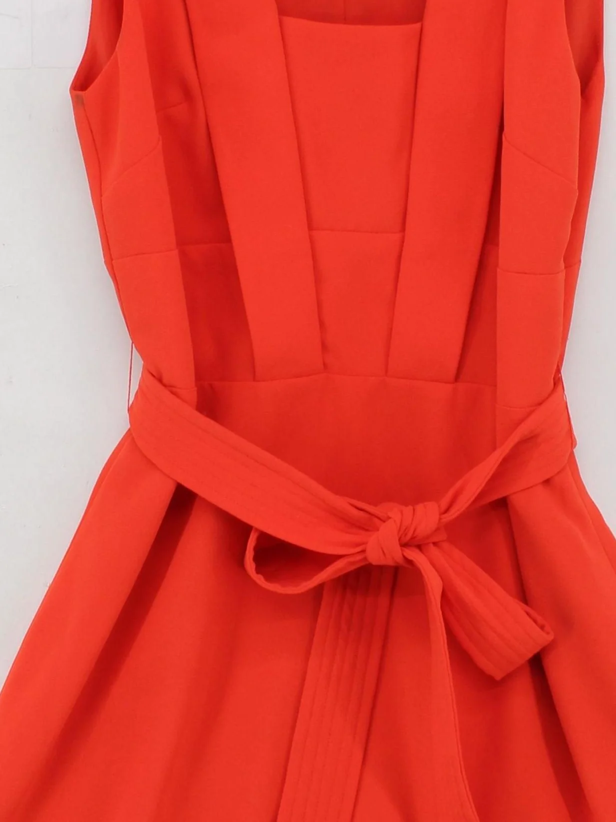 Karen Millen Shirt Mini Dress UK10 in Orange - Image 3
