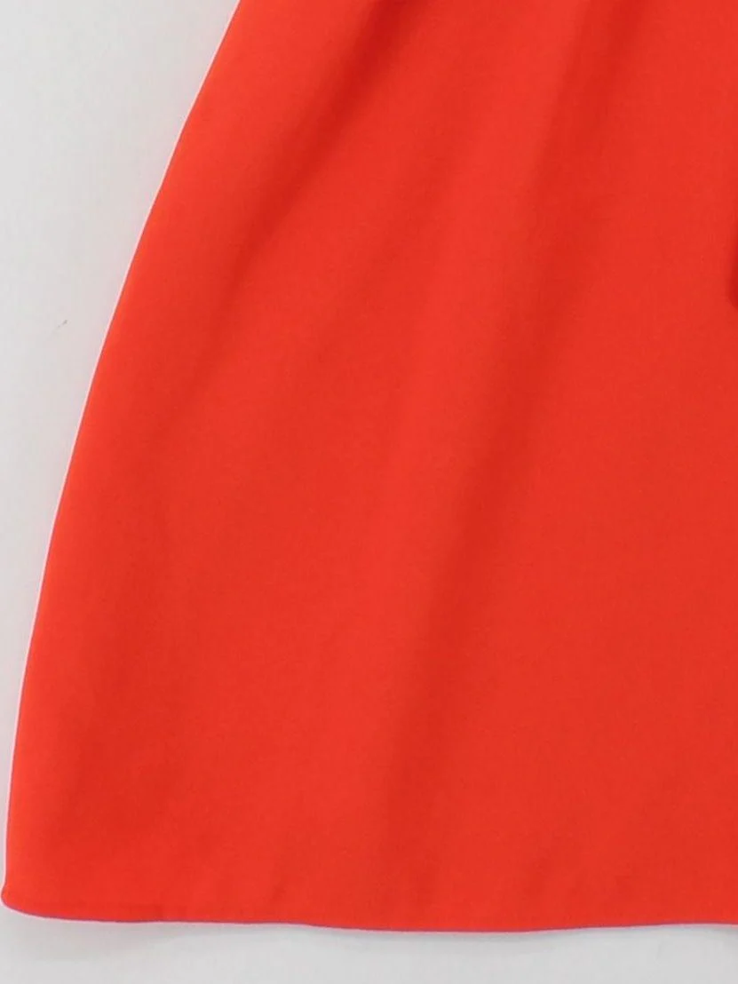 Karen Millen Shirt Mini Dress UK10 in Orange - Image 4