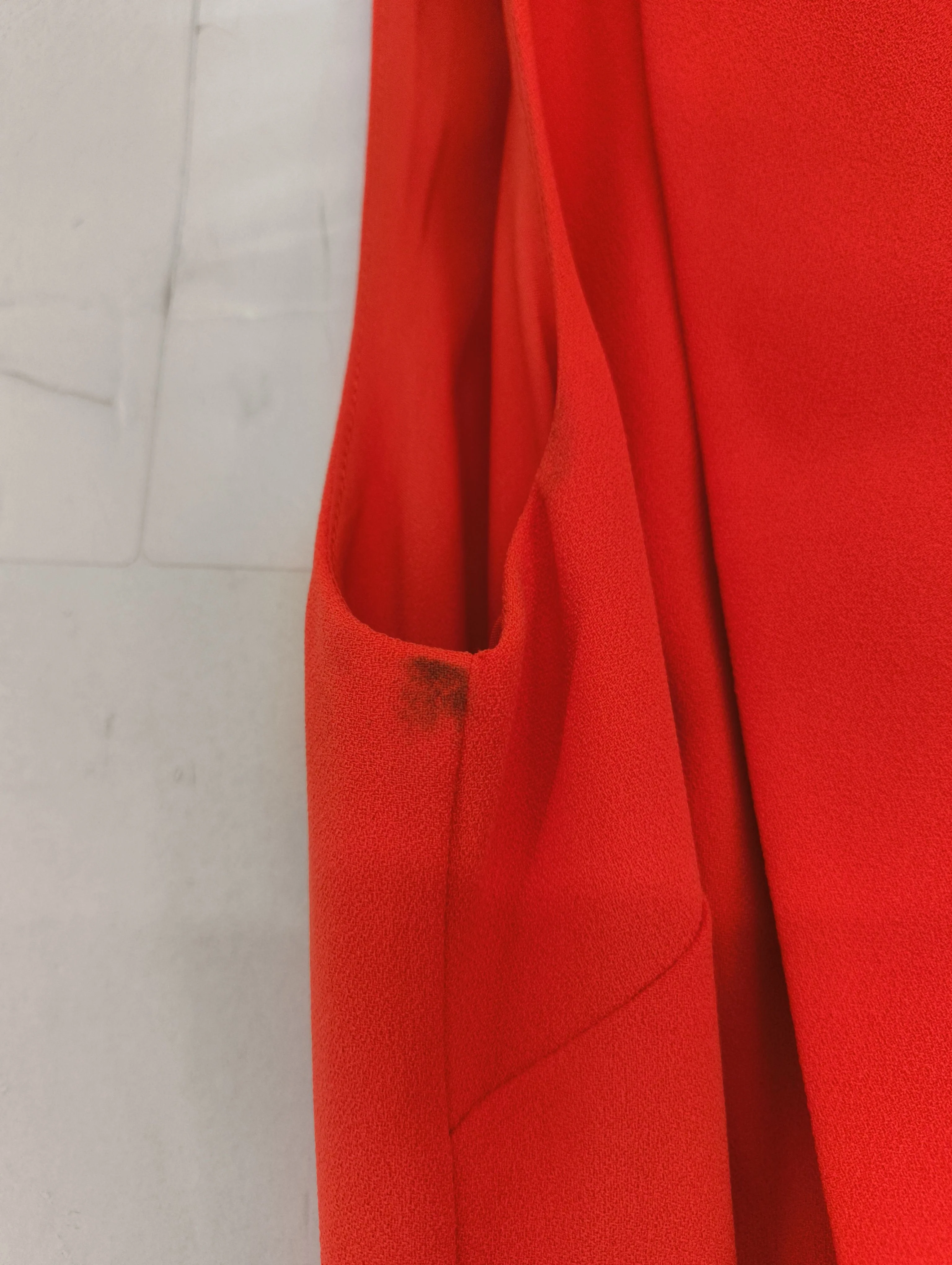 Karen Millen Shirt Mini Dress UK10 in Orange - Image 5