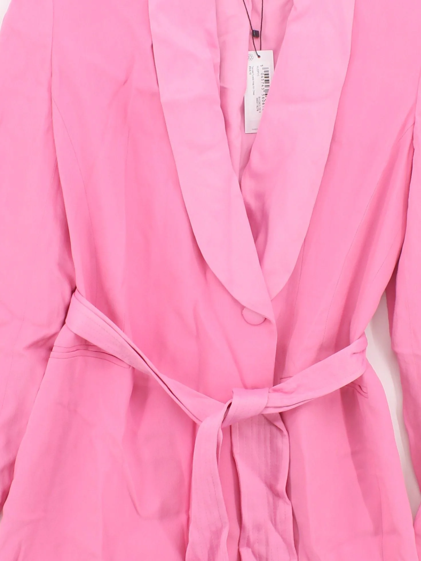 Karen Millen Shirt Mini Dress UK10 in Pink RRP £179 - Image 3