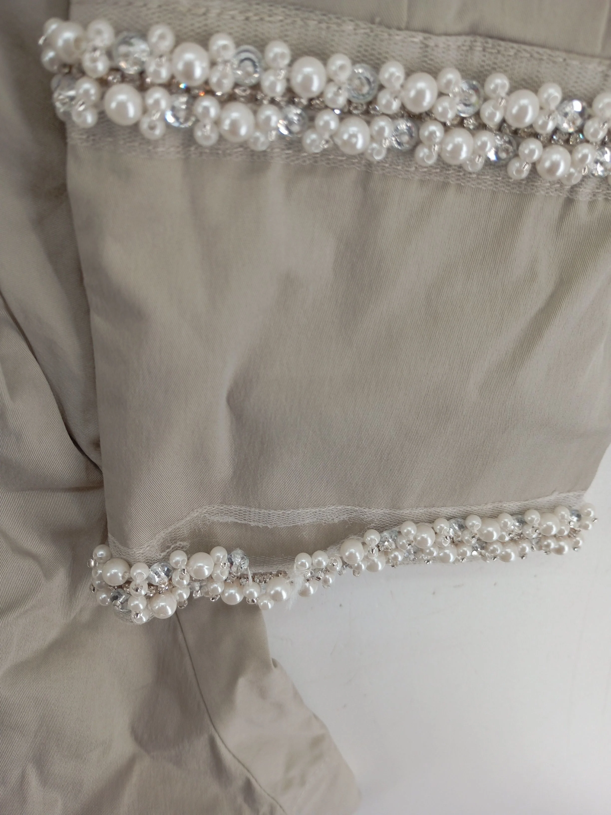 Karen Millen Shirt Mini Dress UK12 in Tan RRP £109 - Image 5