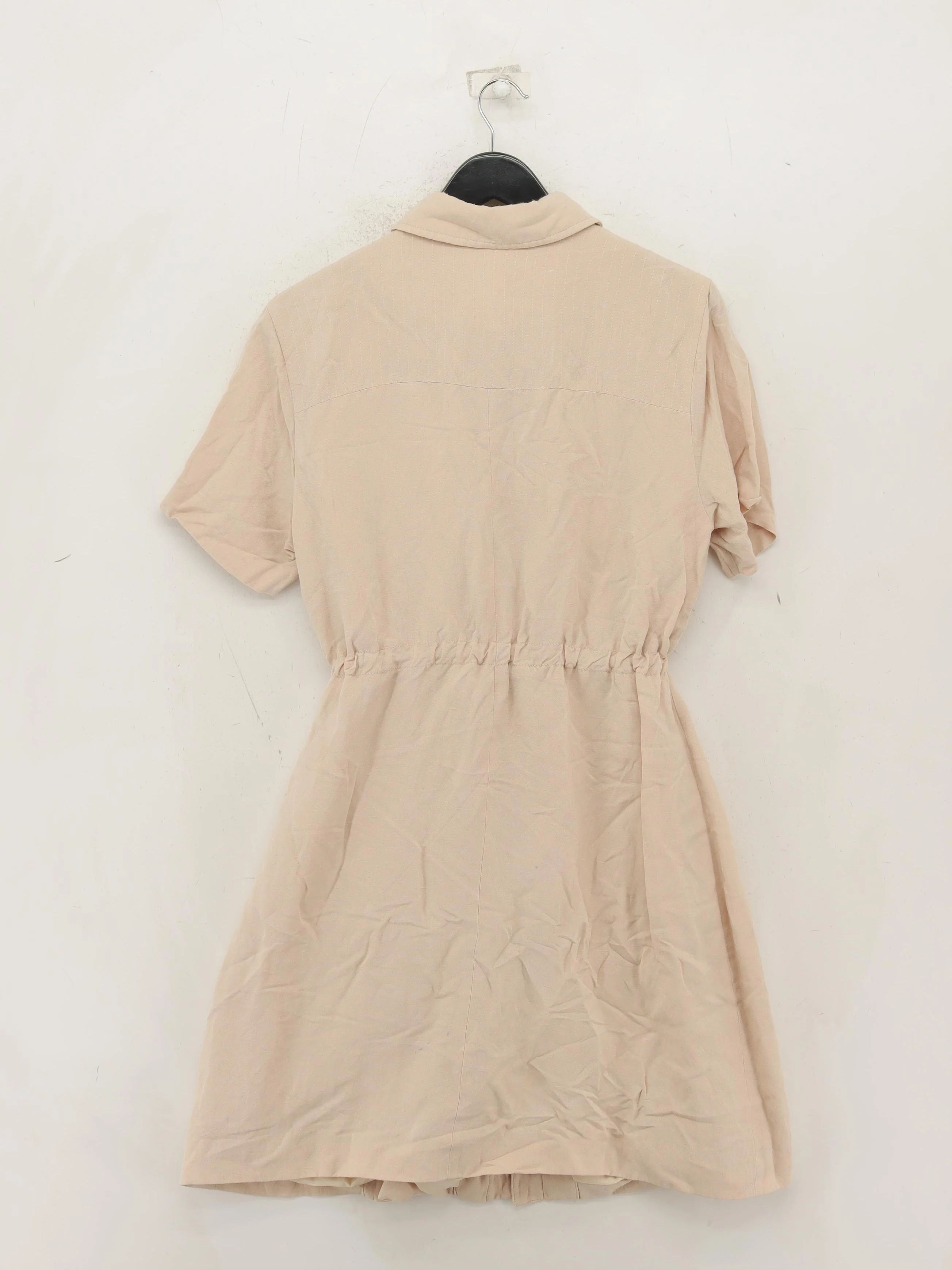 Karen Millen Shirt Mini Dress UK18 in Cream - Image 2