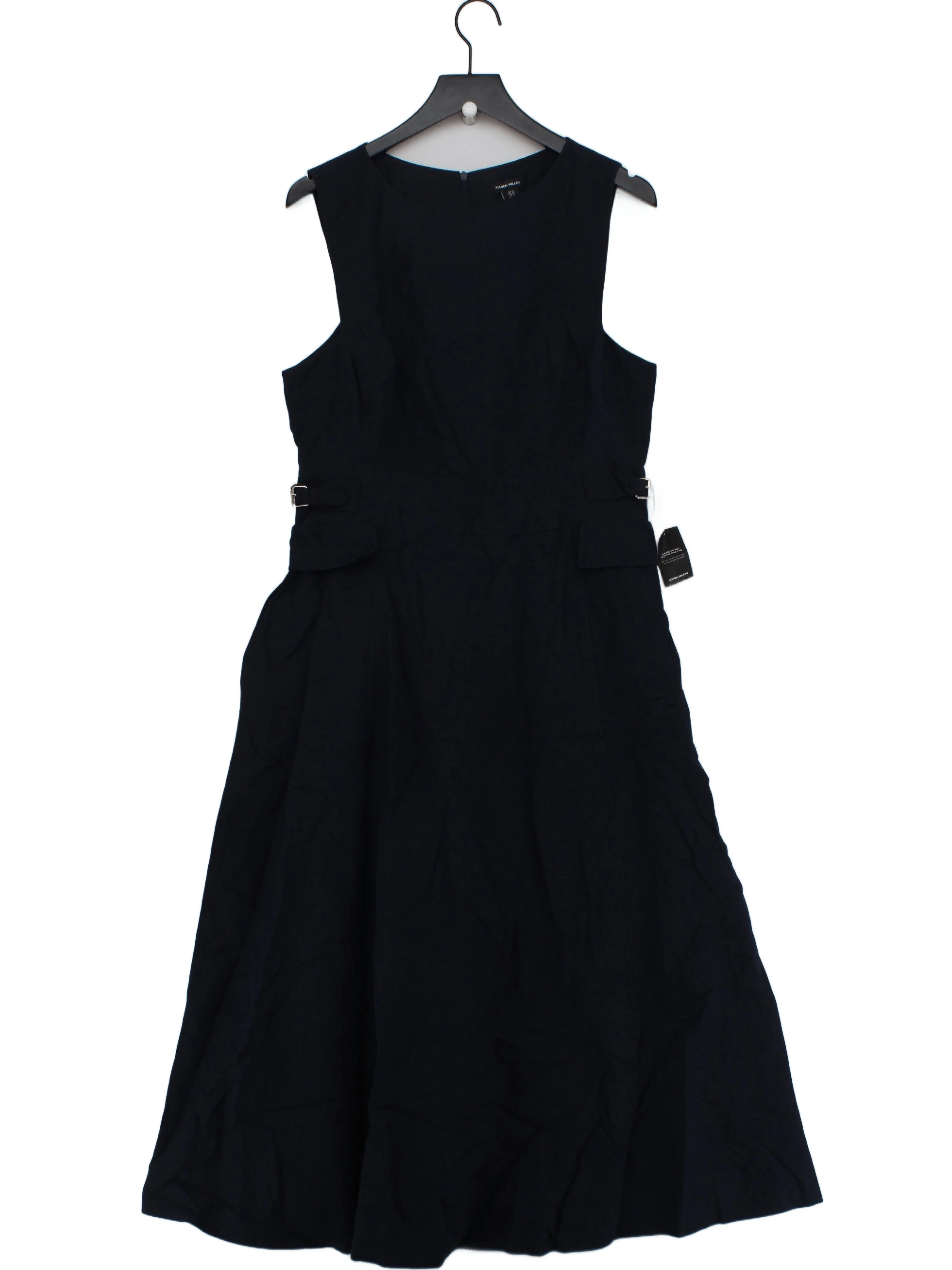 Karen Millen Skater Midi Dress in Blue RRP £269