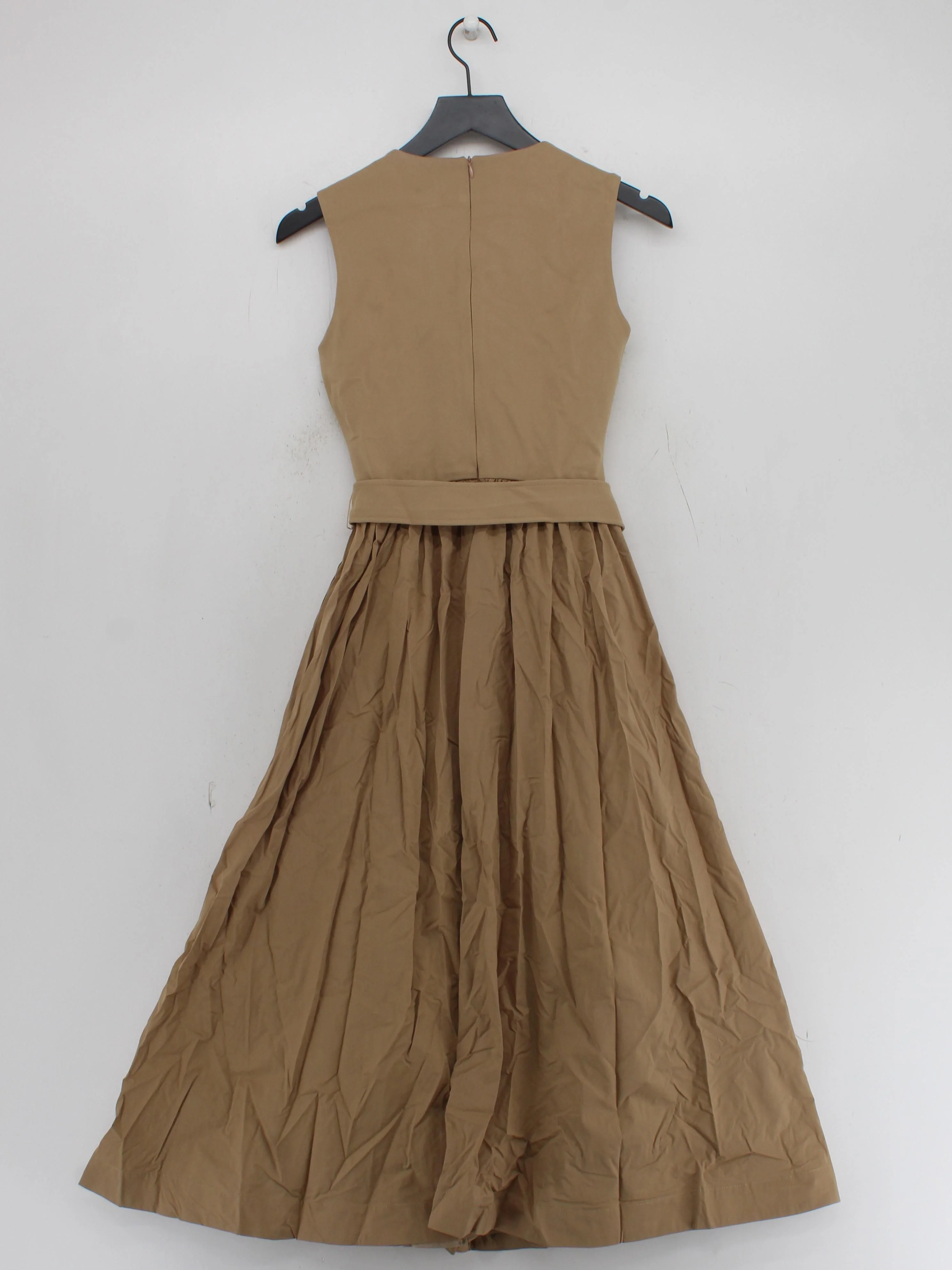 Karen Millen Skater Midi Dress S in Brown RRP £119 - Image 2