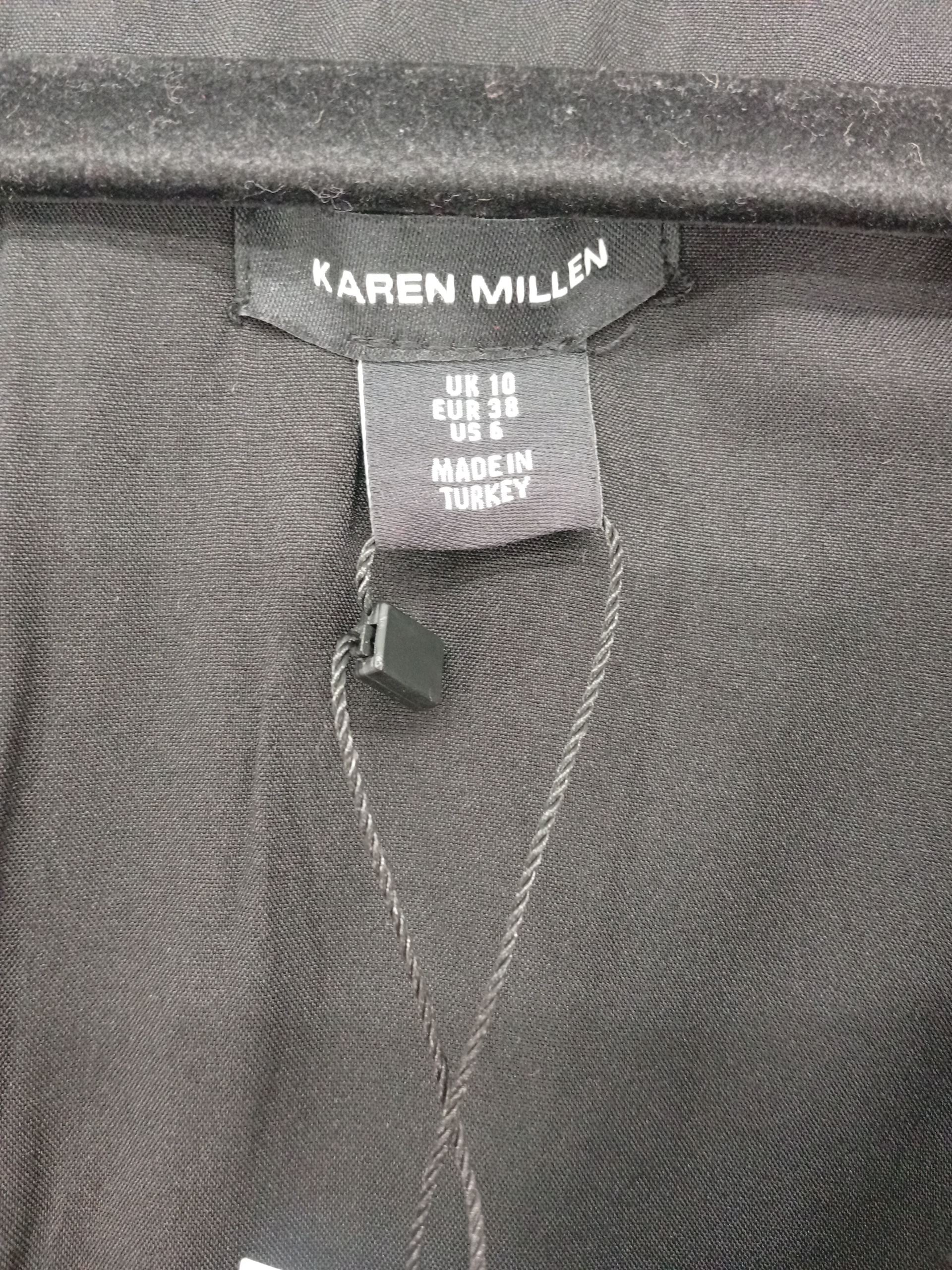 Karen Millen Skater Midi Dress UK10 in Black RRP £229 - Image 7