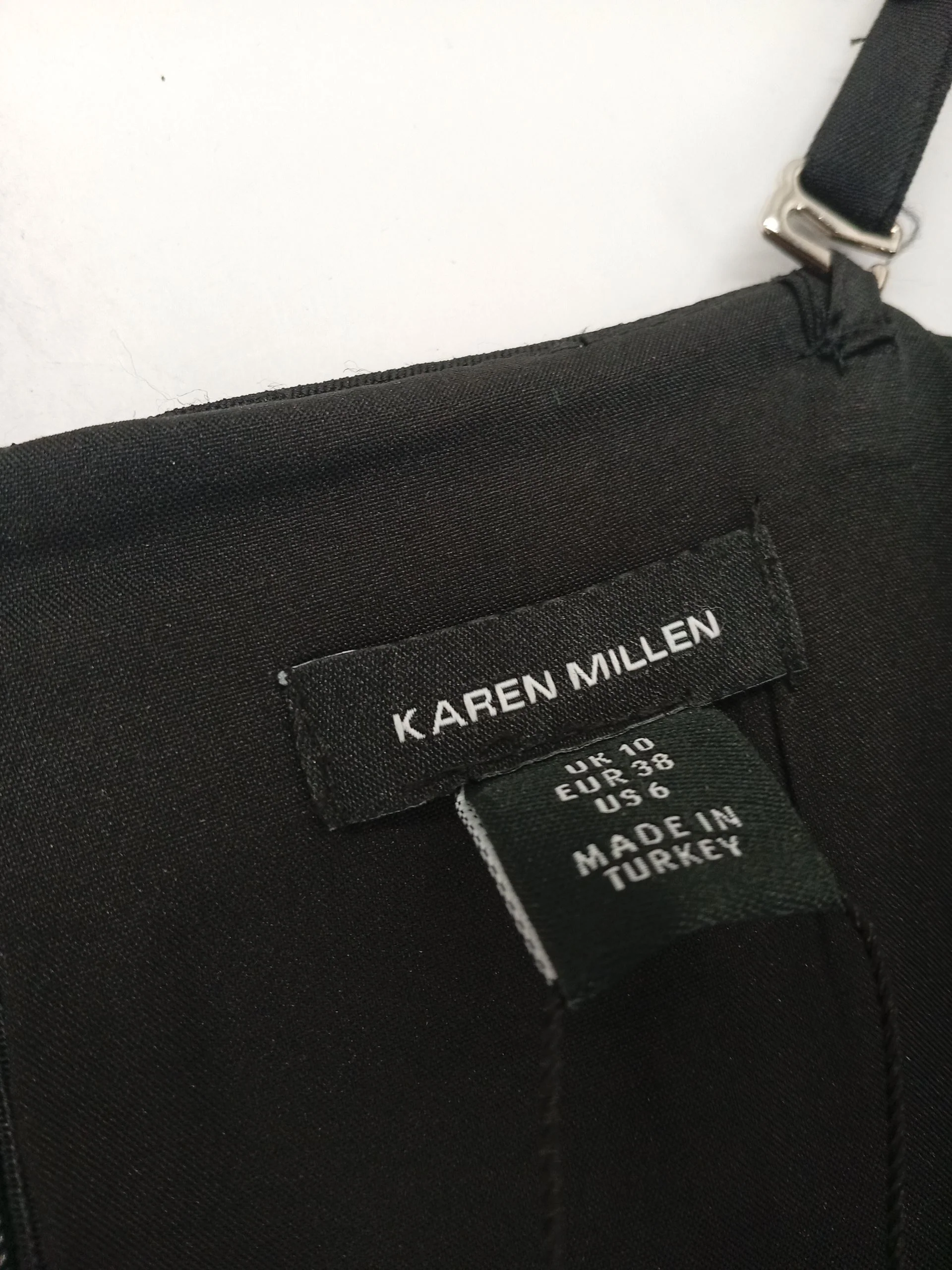 Karen Millen Skater Midi Dress UK10 in Black RRP £249 - Image 6