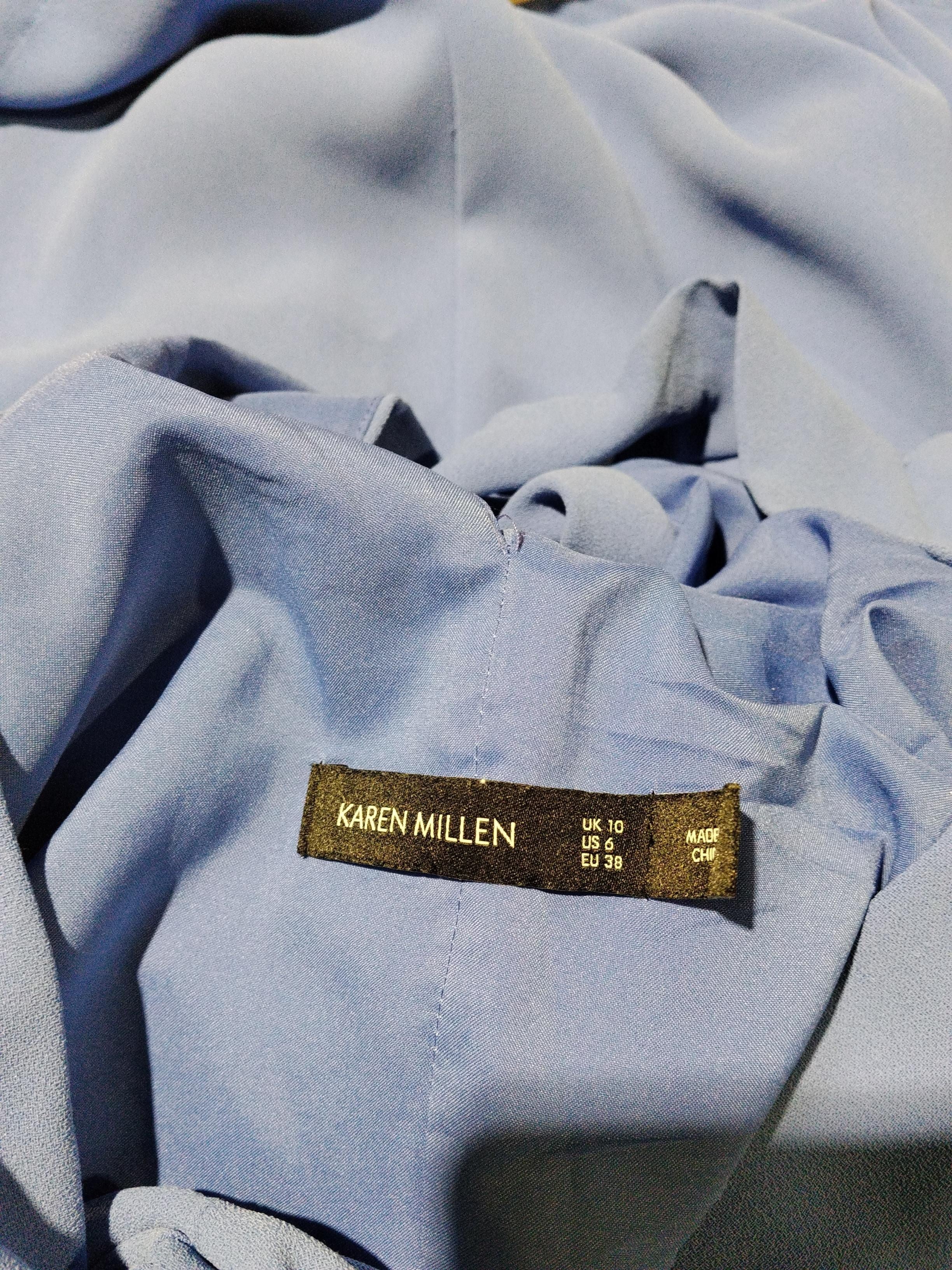 Karen Millen Skater Midi Dress UK10 in Blue - Image 6