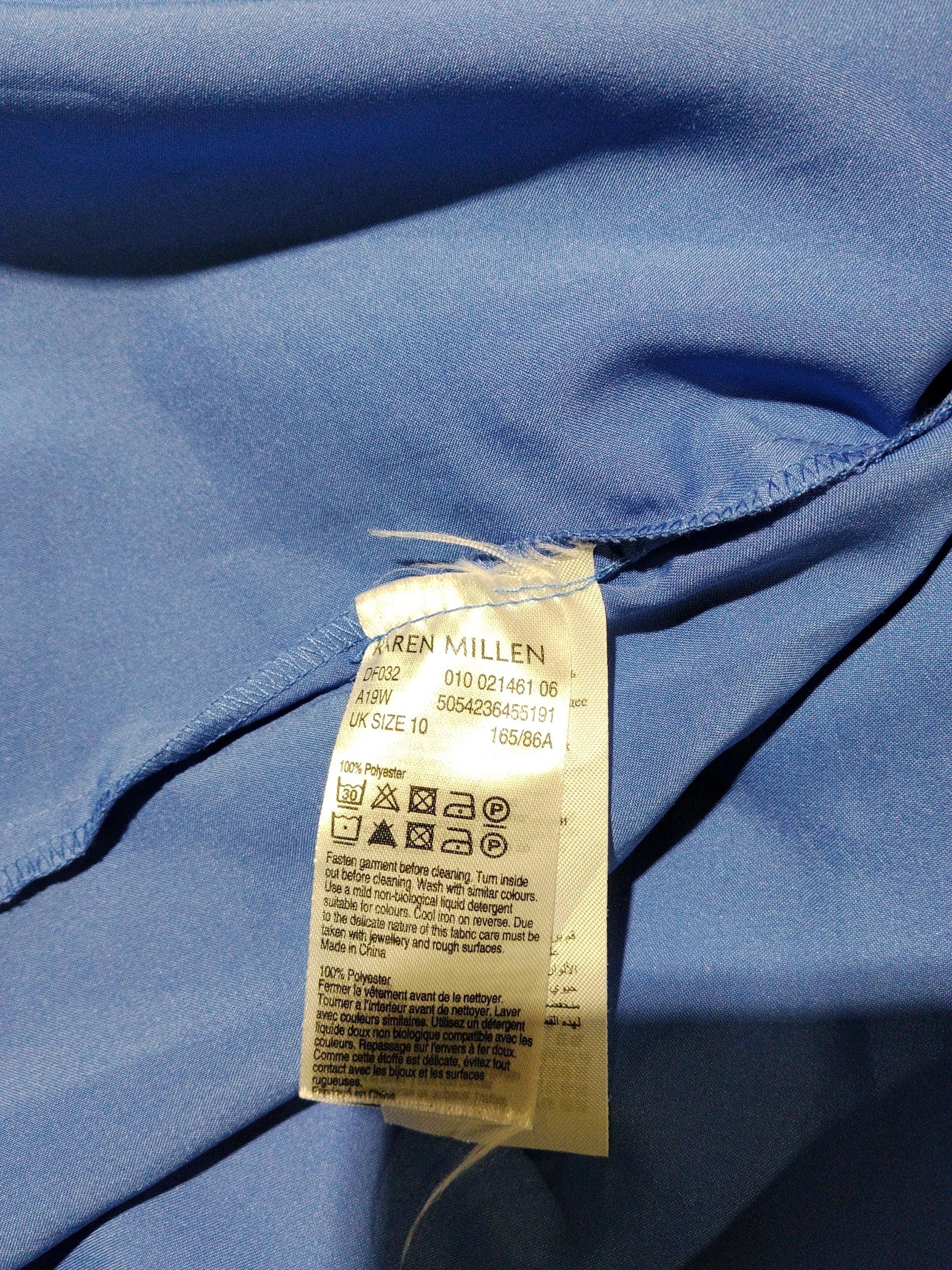 Karen Millen Skater Midi Dress UK10 in Blue - Image 7