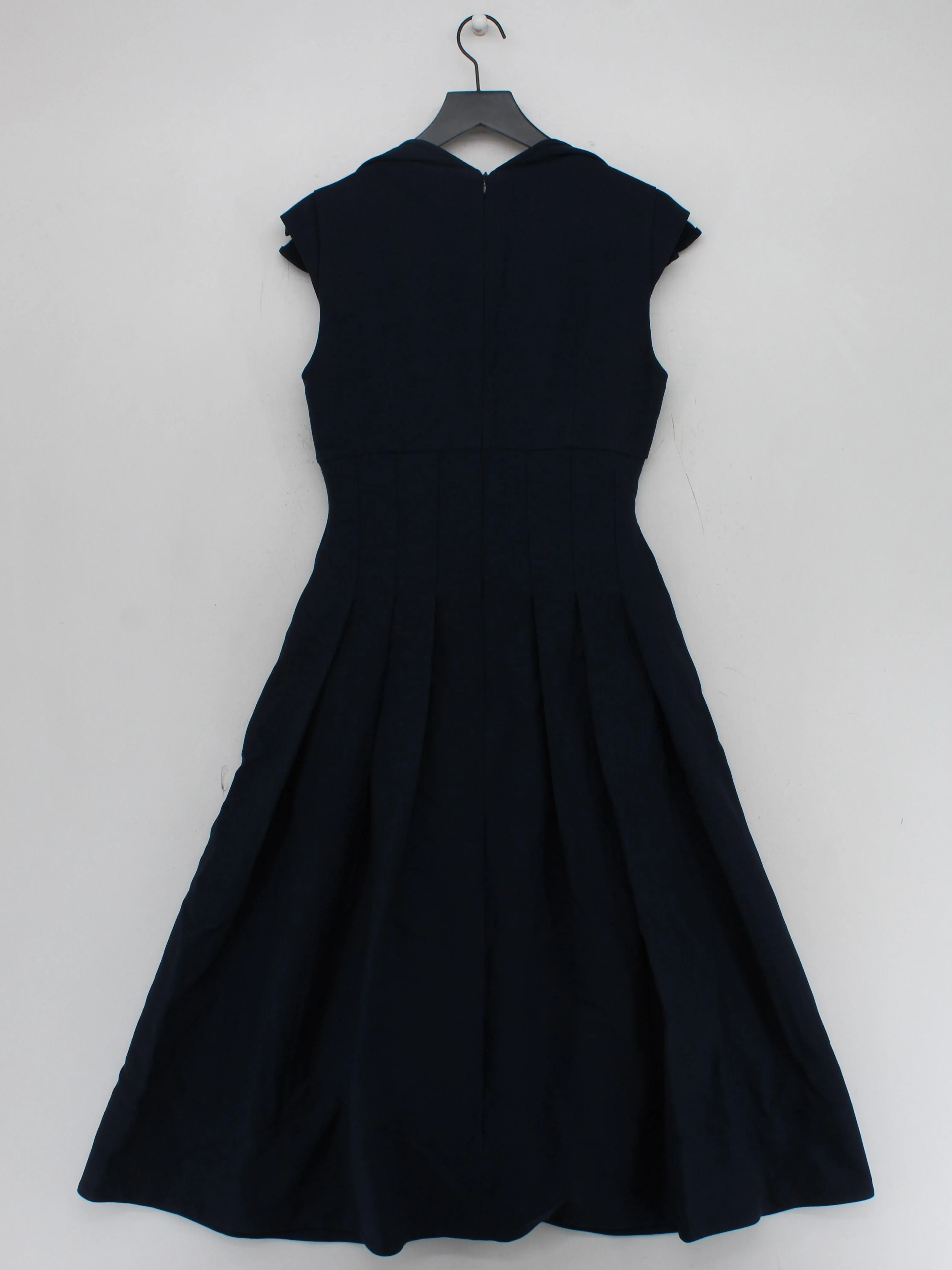 Karen Millen Skater Midi Dress UK10 in Blue RRP £239 - Image 2