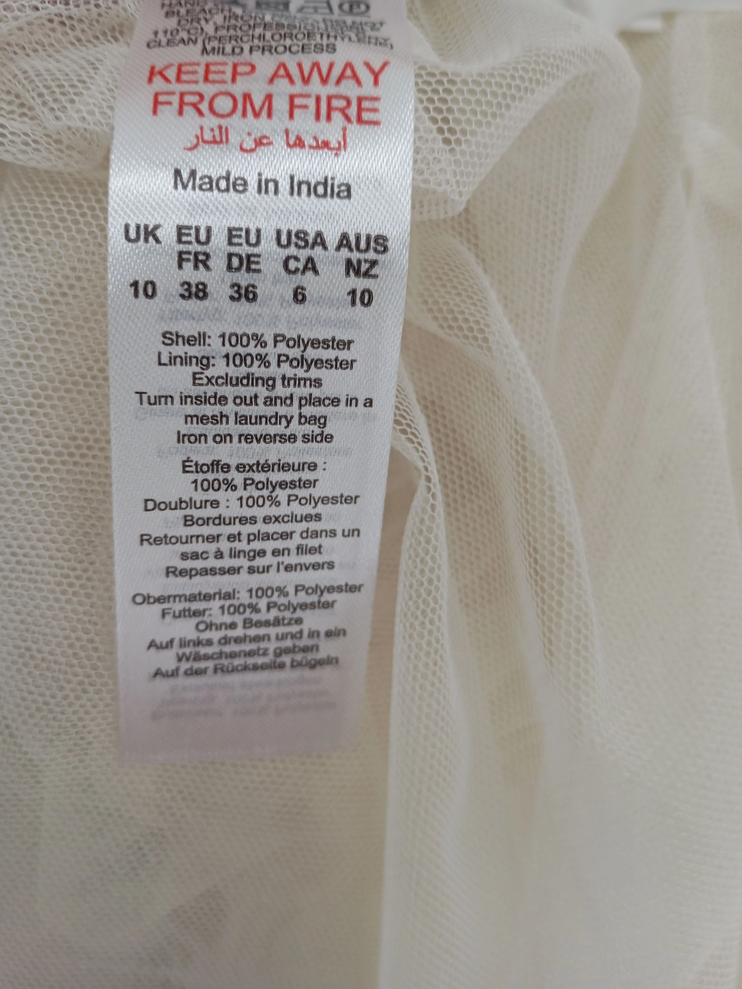 Karen Millen Skater Midi Dress UK10 in Cream RRP £299 - Image 7