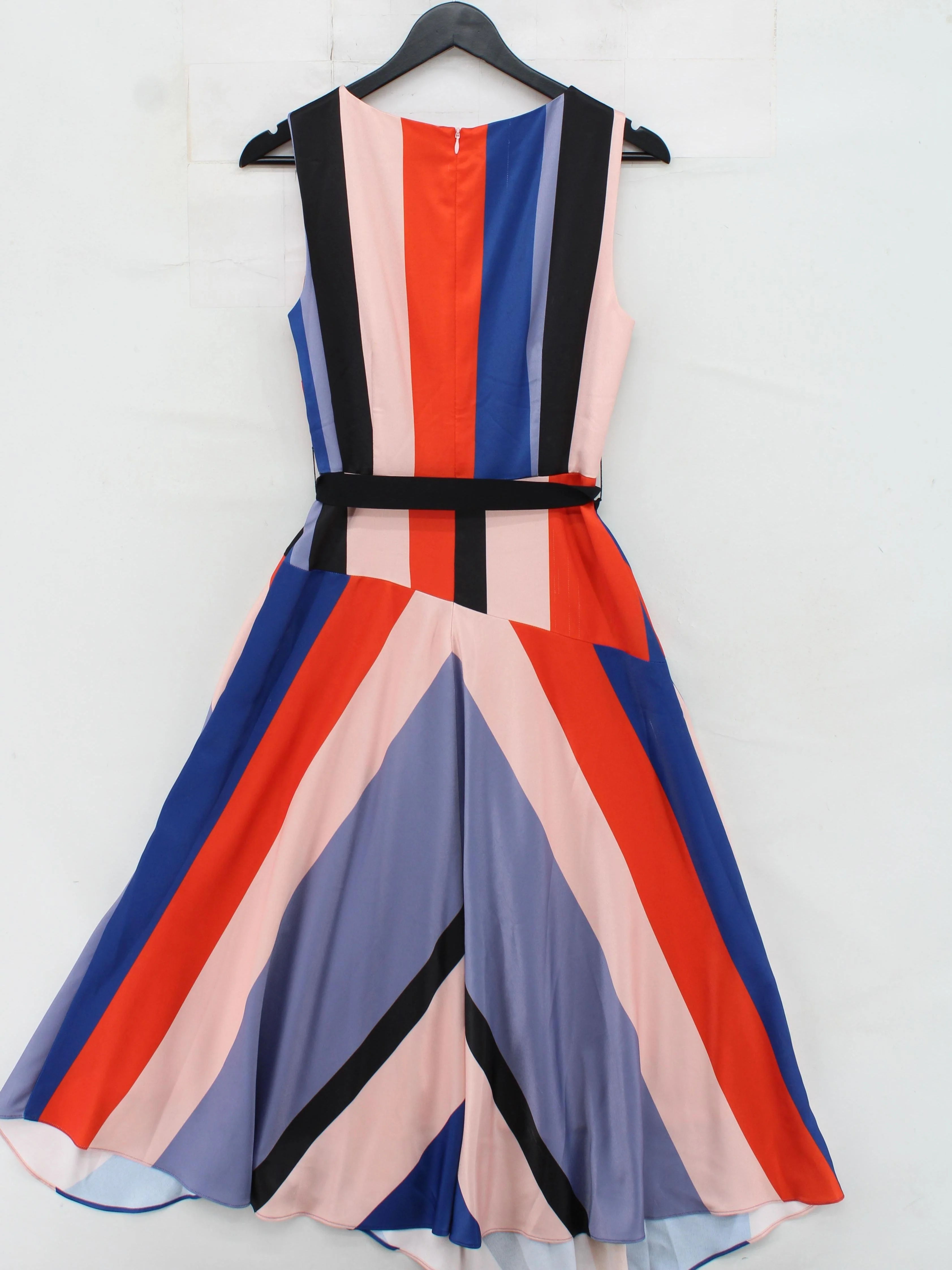 Karen Millen Skater Midi Dress UK10 in Multi - Image 2