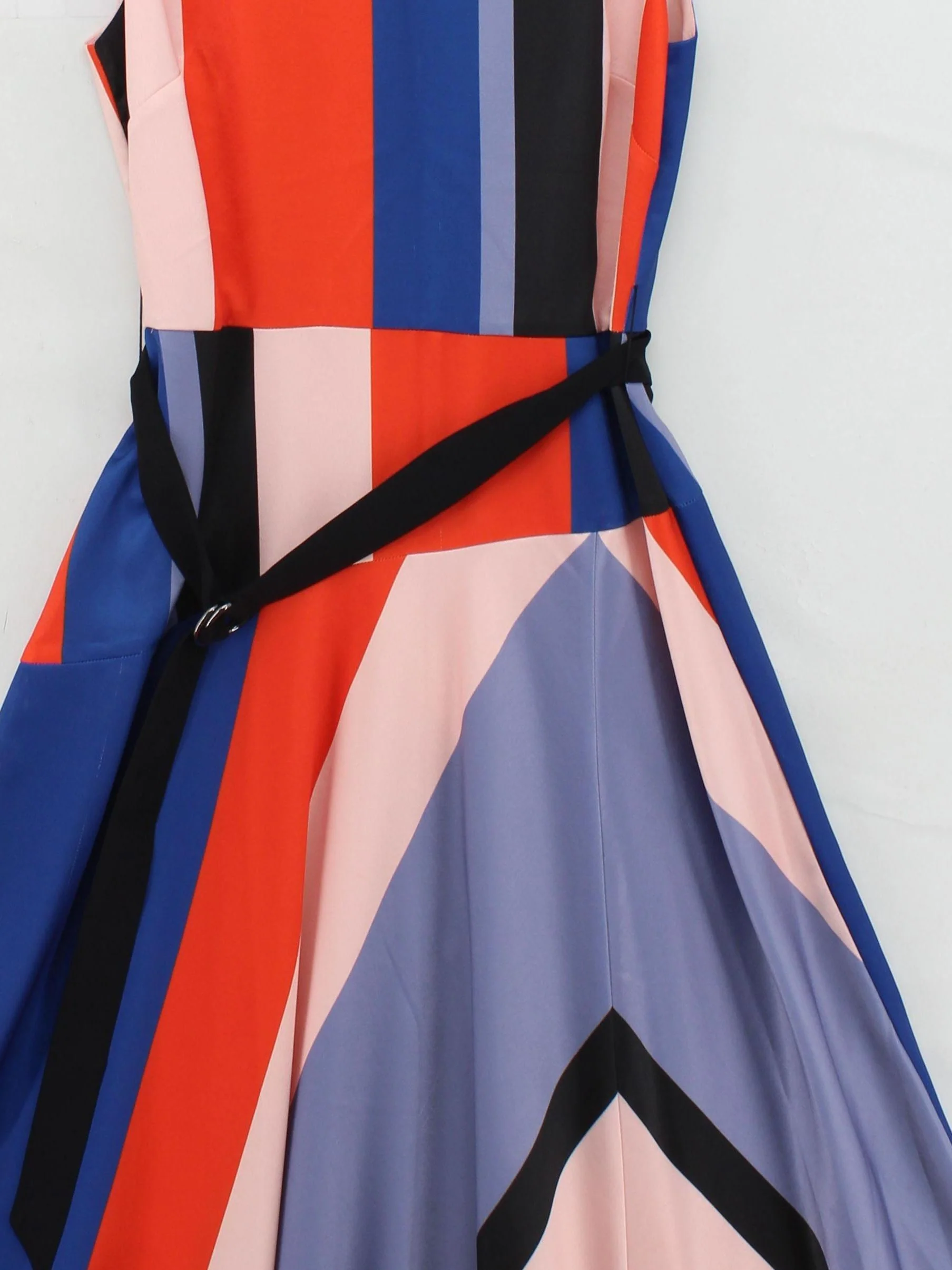 Karen Millen Skater Midi Dress UK10 in Multi - Image 3